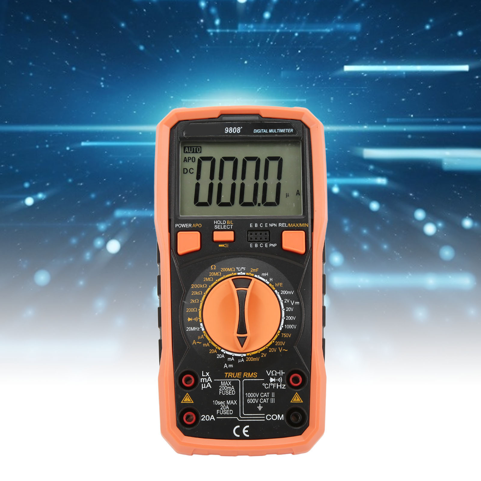 Ruoshui 9808+ Hochpräzisions-digitalmultimeter, Multifunktionsmultimeter