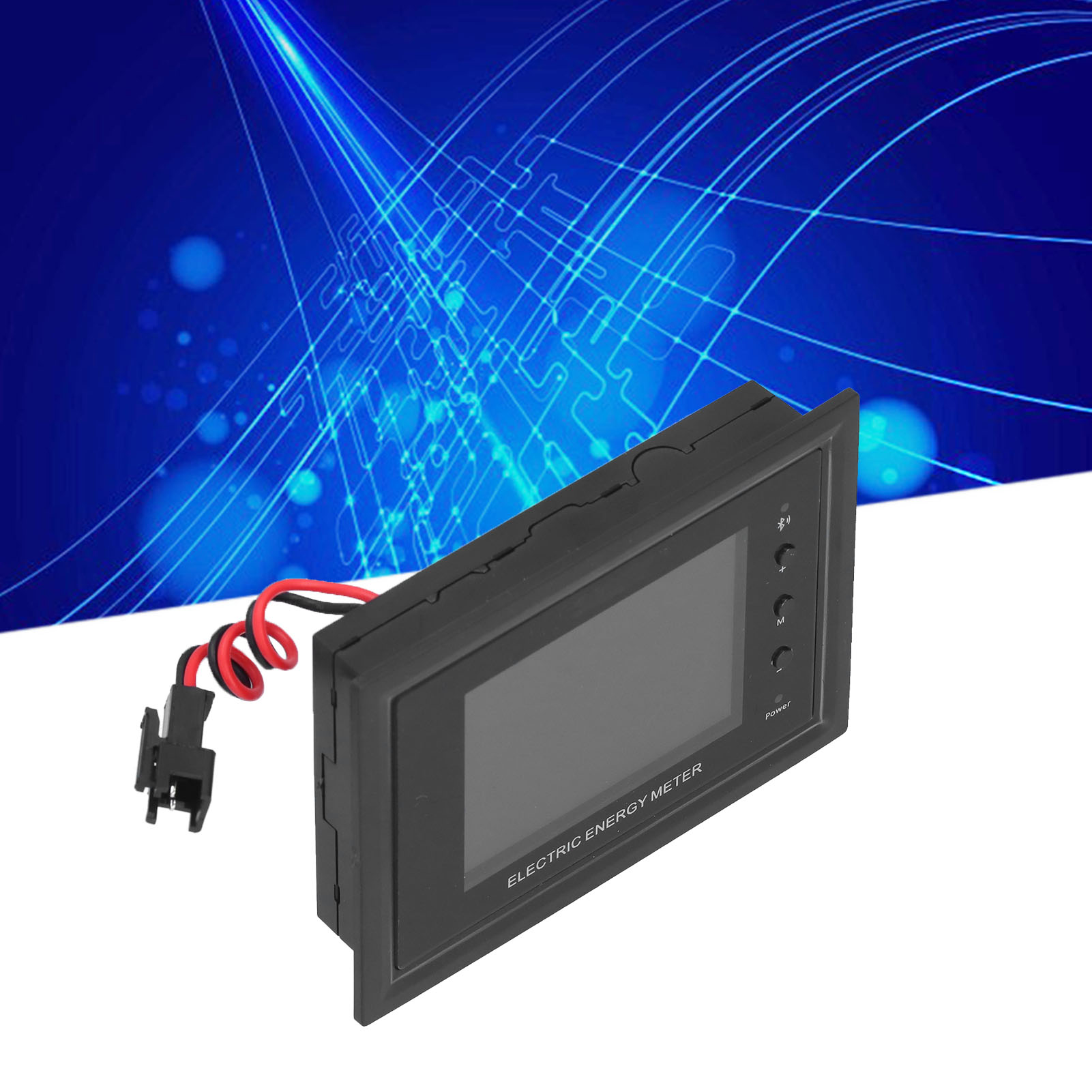 Digitales Voltmeter, Amperemeter Und Leistungsmessgerät Mit Bluetooth-display Für Ac 50–300 V, 0–100 A/30 Kw