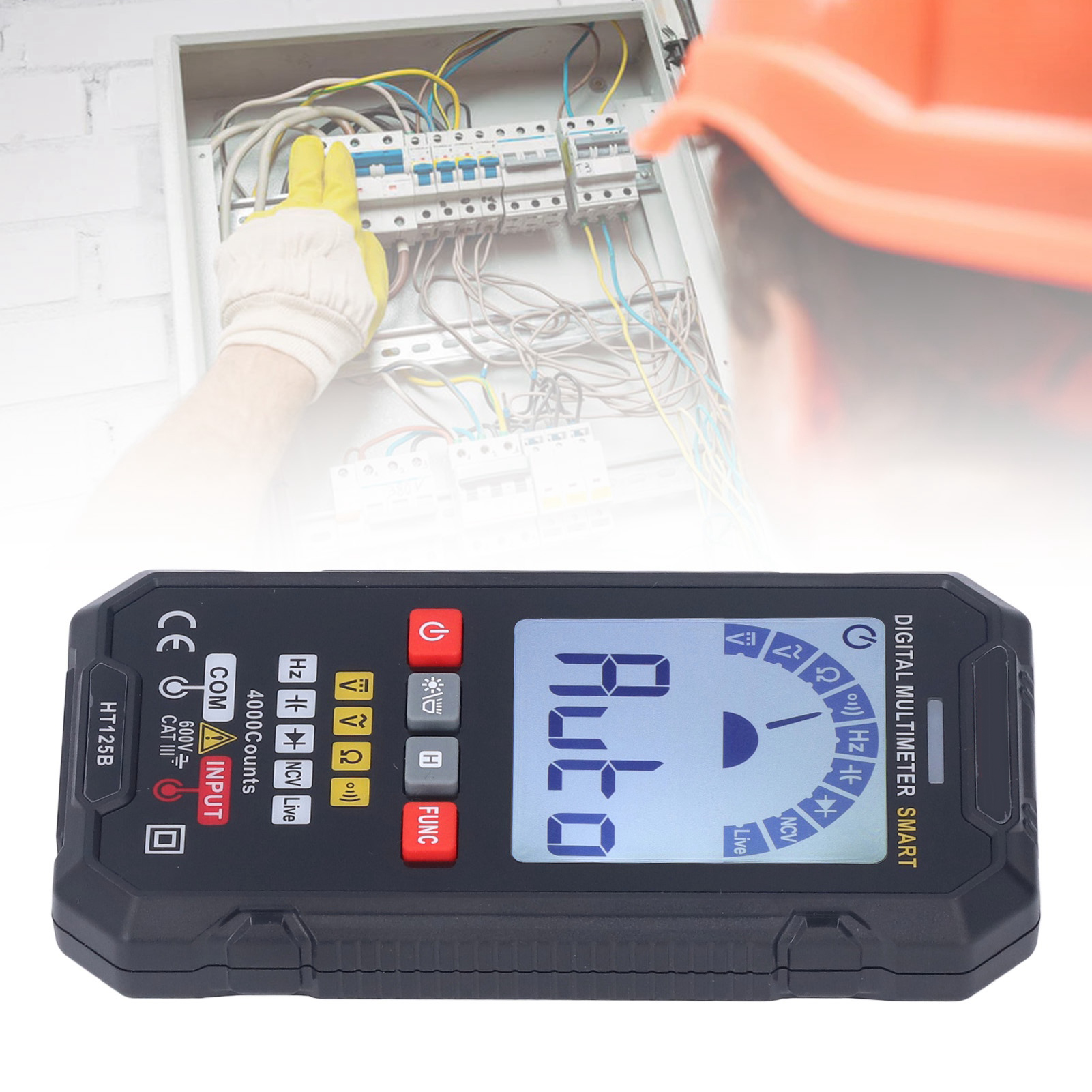 Ht125b Digitalmultimeter Mit Farbdisplay, Mini-hochpräzisionsmultimeter