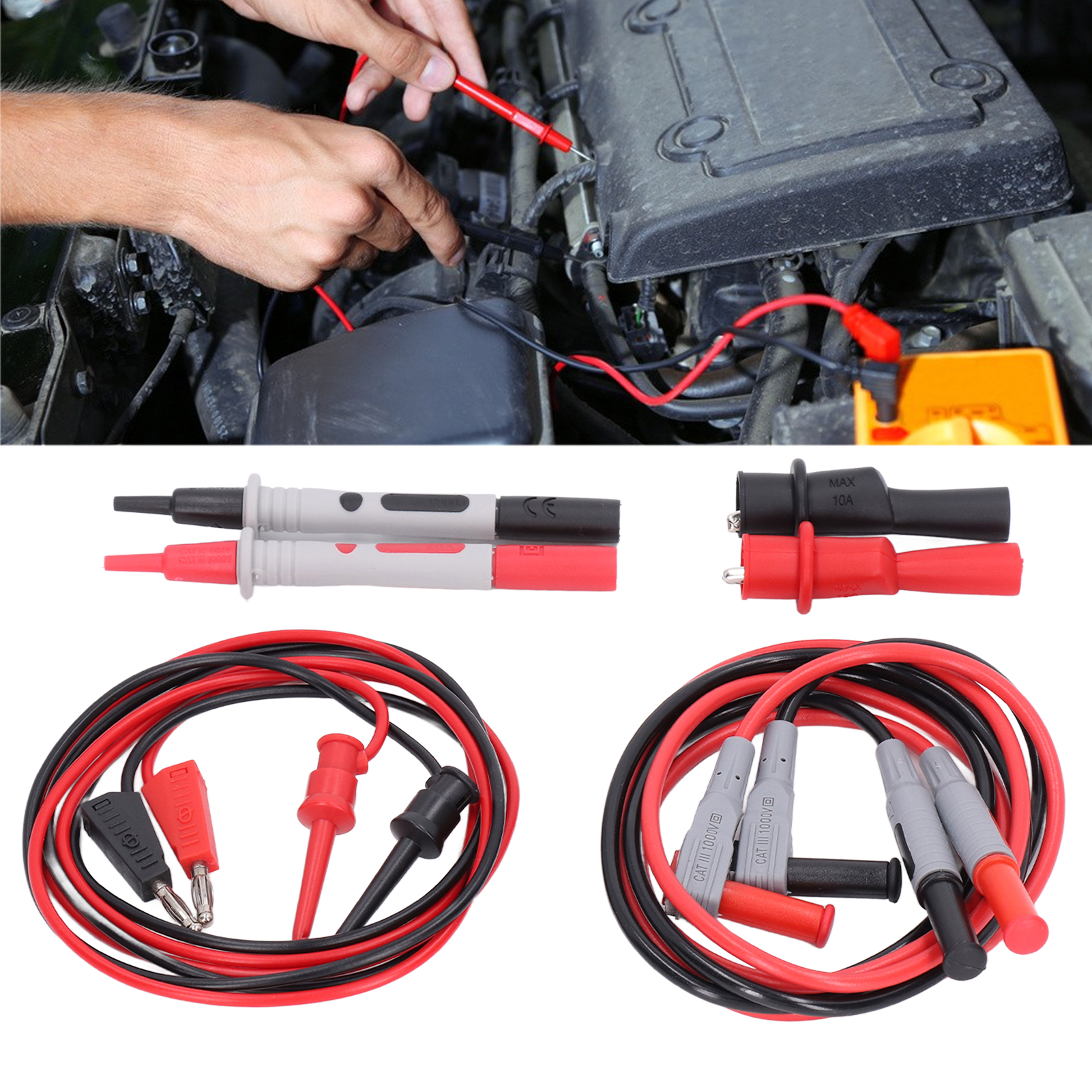 Jt8012-1 Multimeter-prüfspitzensatz Für Kfz-elektrikreparaturen - Multimeter-set