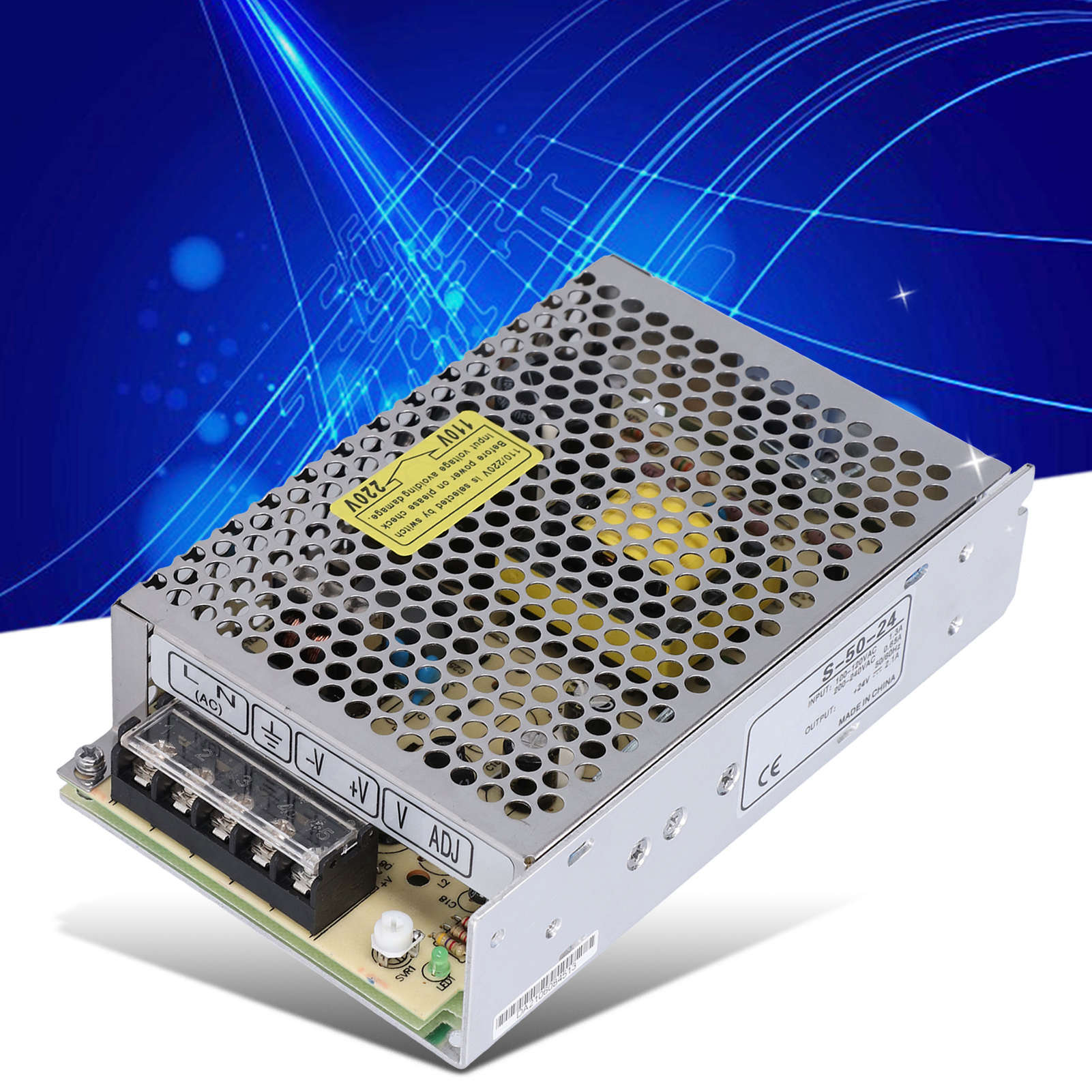 Berm Led-netzteil 100–240 V Auf 5 V/24 V Auf 50 W Für Überwachungskameras, S-50-24v Netzteil