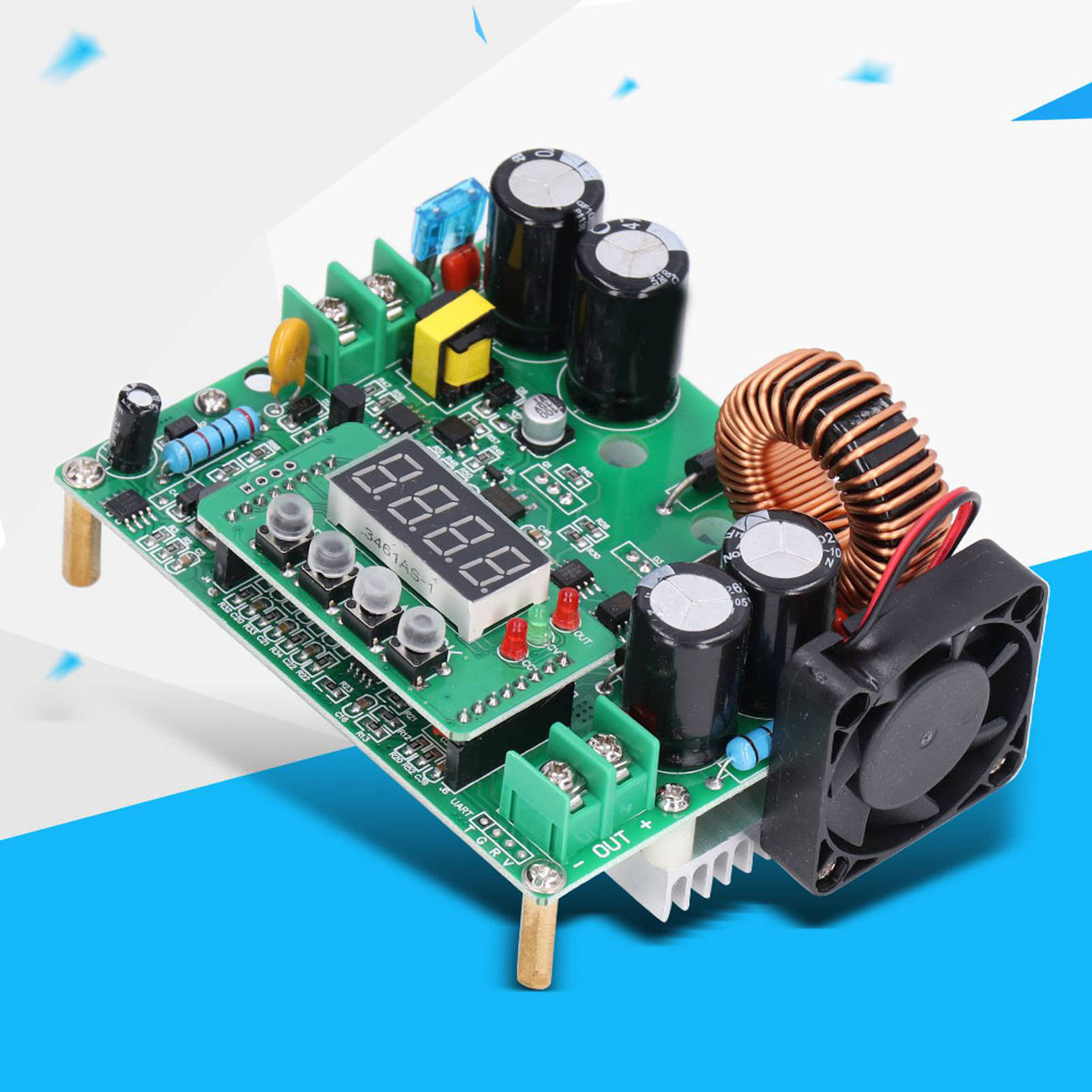 Hochleistungsfähiges, Konstantstromfähiges, Abwärtsgeregeltes Digitales Netzteilmodul Mit Digitalanzeige (voltmeter, Amperemeter, Kapazitiv), Dkp6012
