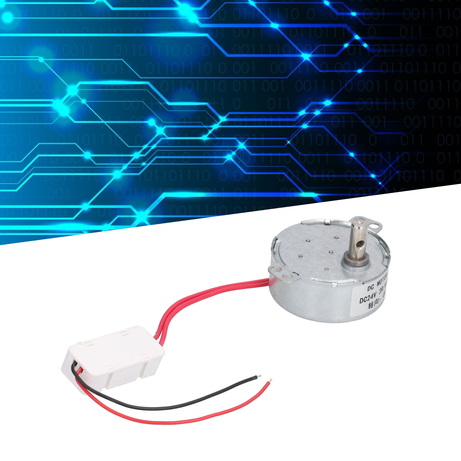 Tyc-50 Gleichstrom-synchronmotor, 24 V Gleichstrom, 3 U/min, Im Uhrzeigersinn