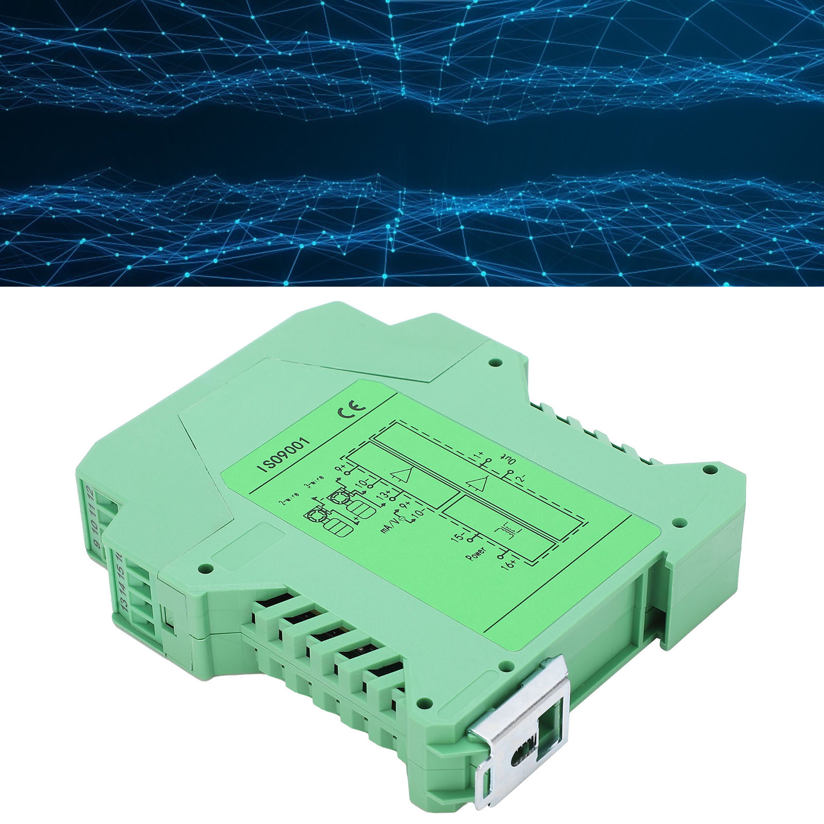Glg Dc-signalisolator Mit Strom- Und Spannungstransmitter, Ein Eingang Und Ein Ausgang, 0-5v Bei 4-20ma.