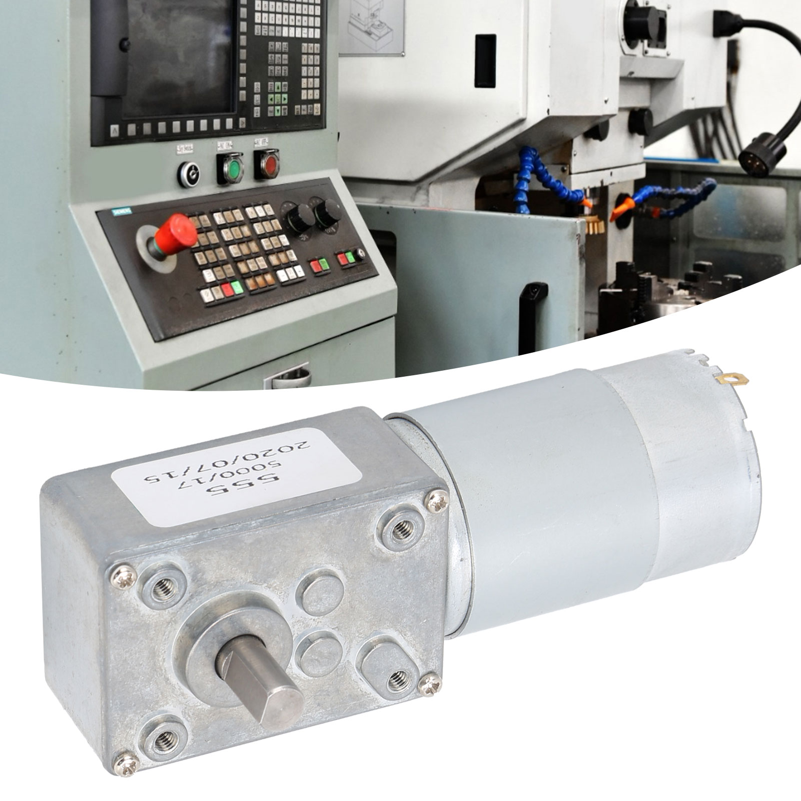 Xd40wb-555ysf Schneckengetriebemotor, Drehmomentstarker Gleichstrommotor Mit Drehzahlregelung, Bidirektionaler Mikromotor Mit Niedriger Drehzahl, 12 V Dc, 200 U/min