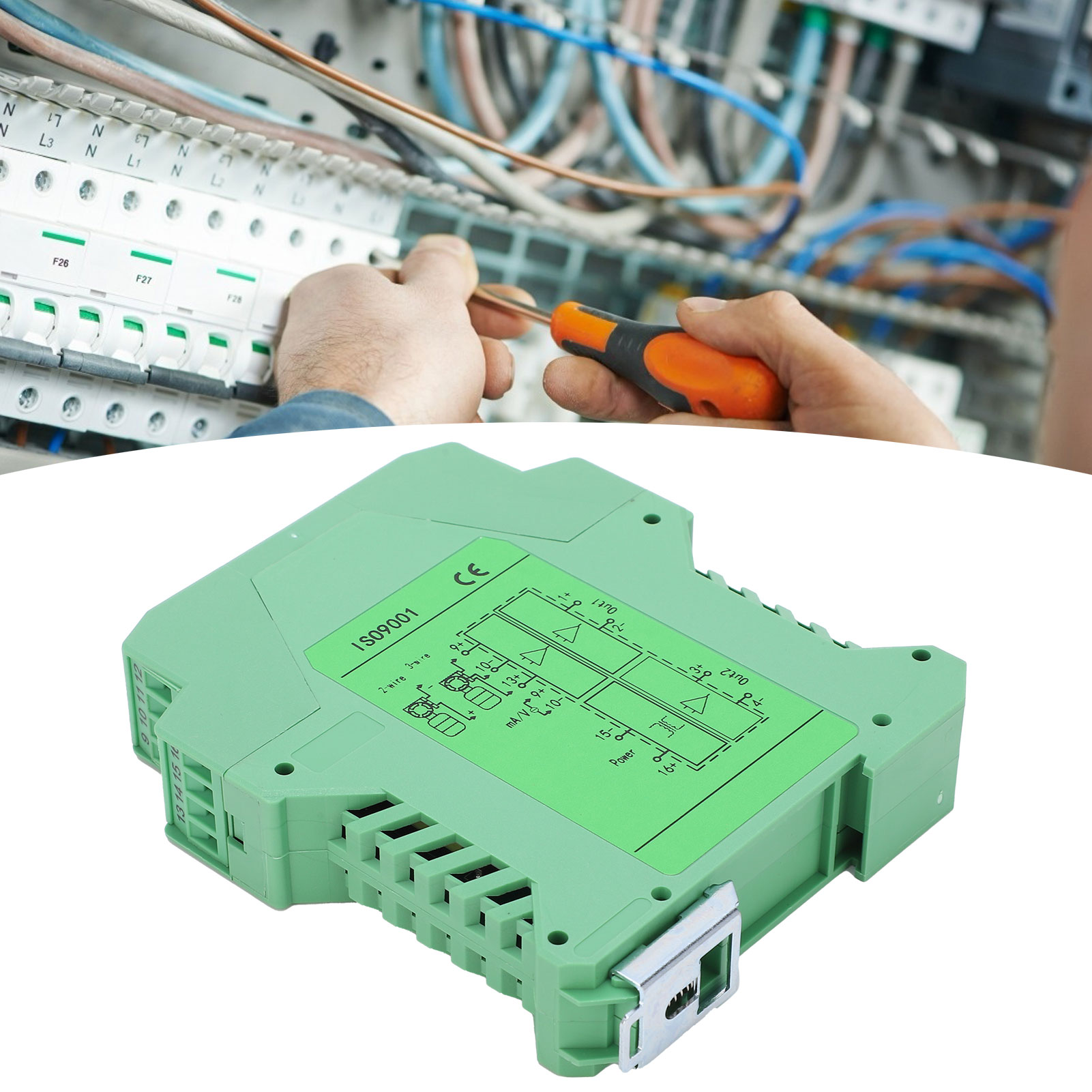 Glg Dc-signalisolator Mit Strom- Und Spannungstransmitter, Ein Eingang Und Zwei Ausgänge, 0-5v Zu 0-5v Wandlung.