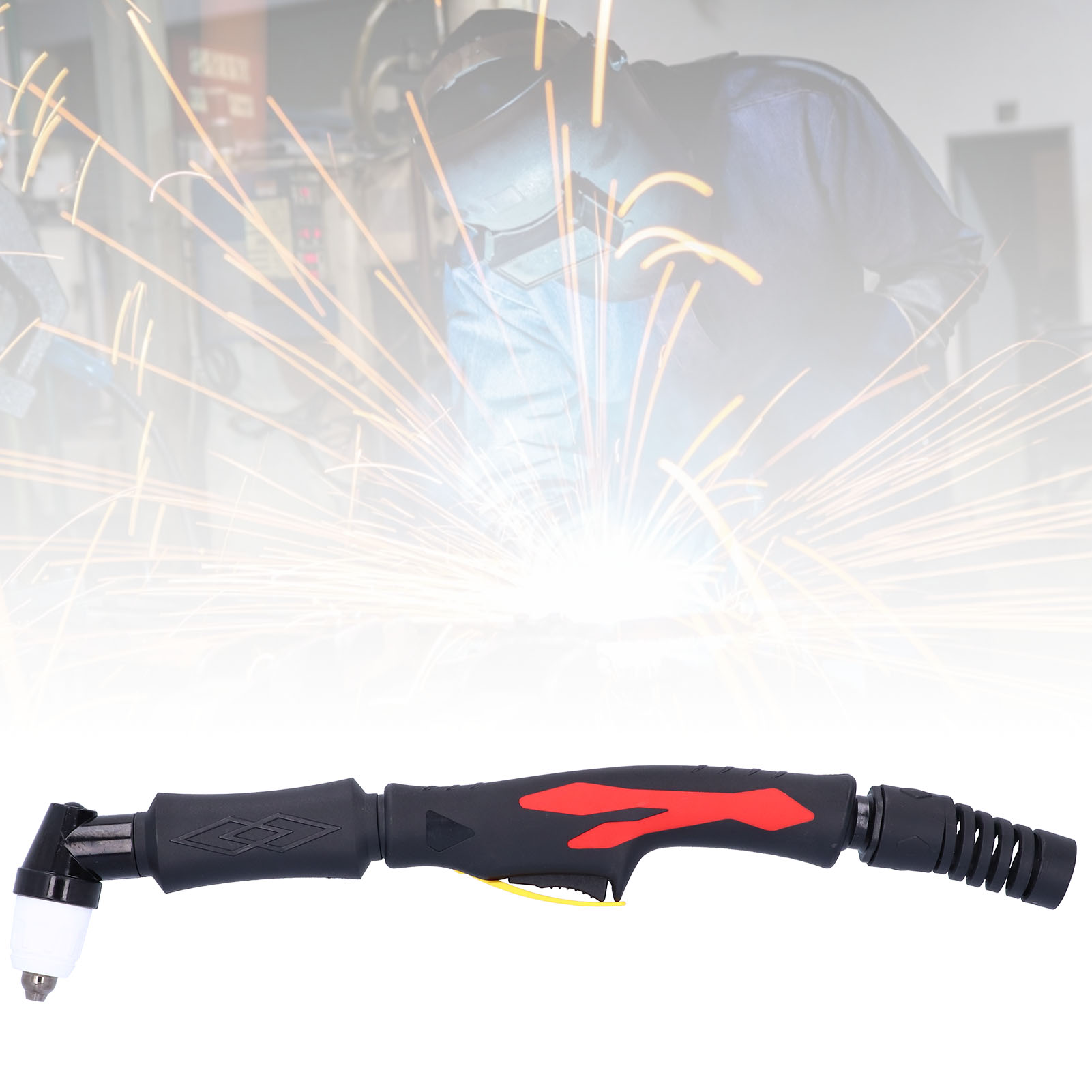 Rote P80 Schneidpistole Mit Verlängertem Griff