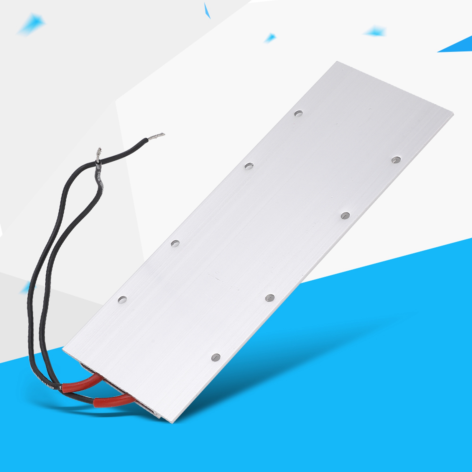 Isolierte Ptc-heizplatte, Aluminiumgehäuse, 170 X 62 X 6 Mm, 220 V Ac, 80 °c