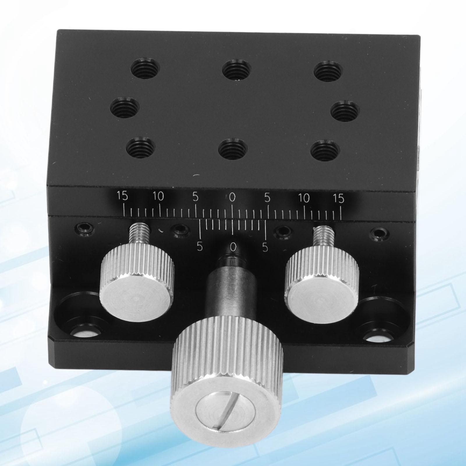 Präzisions-manuell-linearplattform Mit Zahnstange Und Ritzel Für Die X-achse Mit 50x30 Mm Teilung