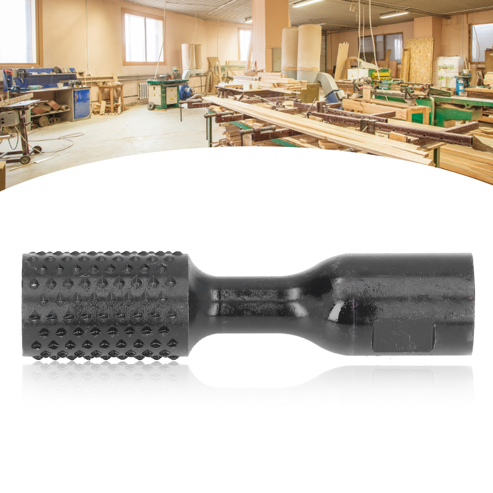 Winkelschleifer Für Holzbearbeitung, Gerader Zylindrischer Schleifkopf, Grobzahnung Mit 25 Mm Durchmesser
