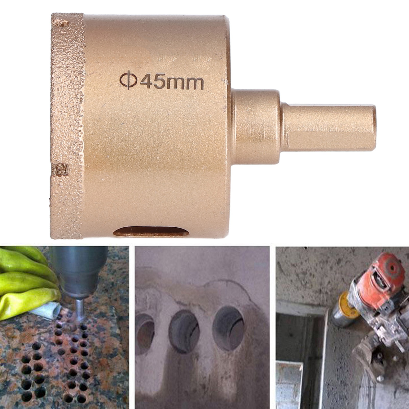 45-mm-lötbohrer Für Granit, Marmor, Fliesen Und Keramik