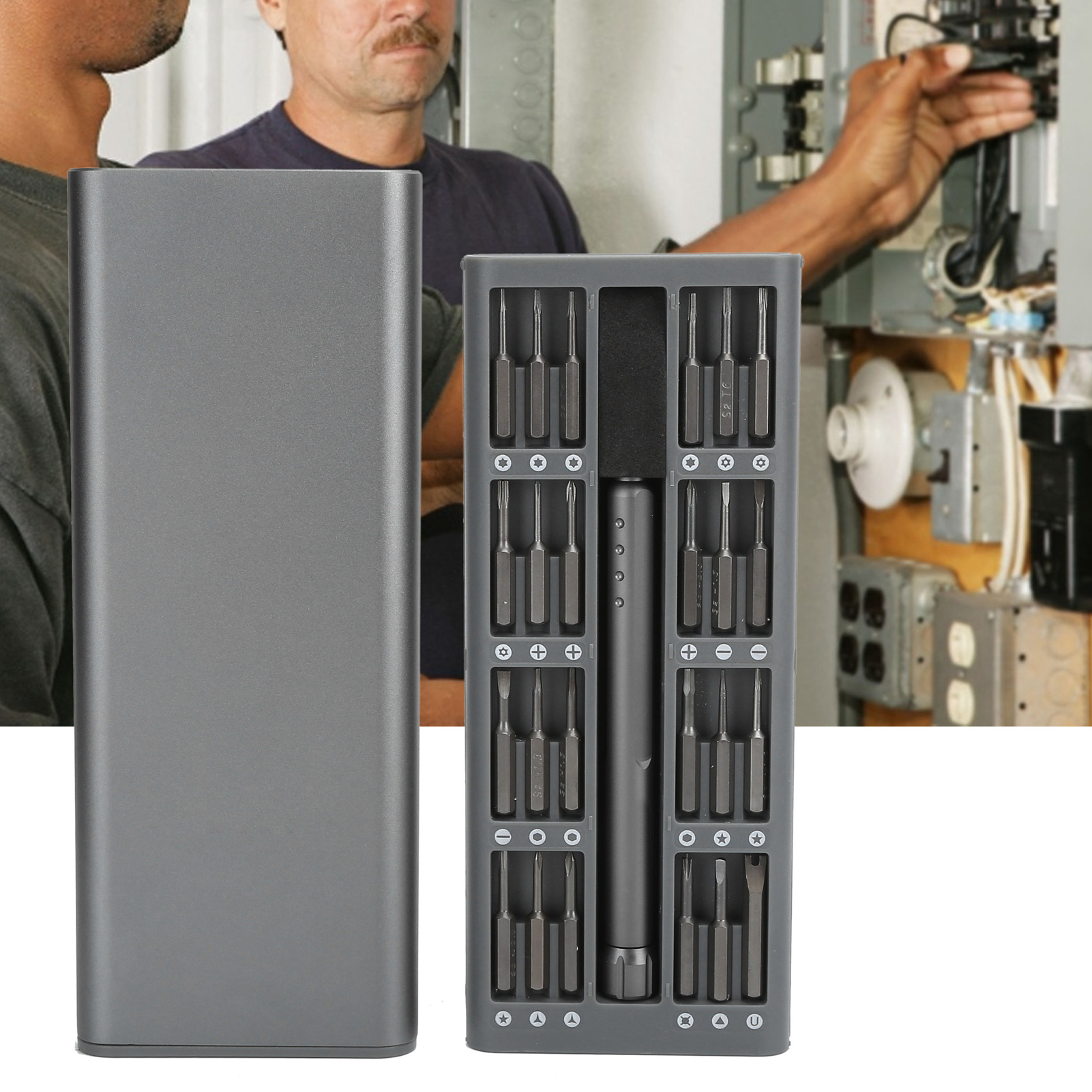 37-in-1 Tragbares Reparaturset, Präzisionsschraubendreher-set, Magnetisches Reparaturwerkzeugset Jm-p17
