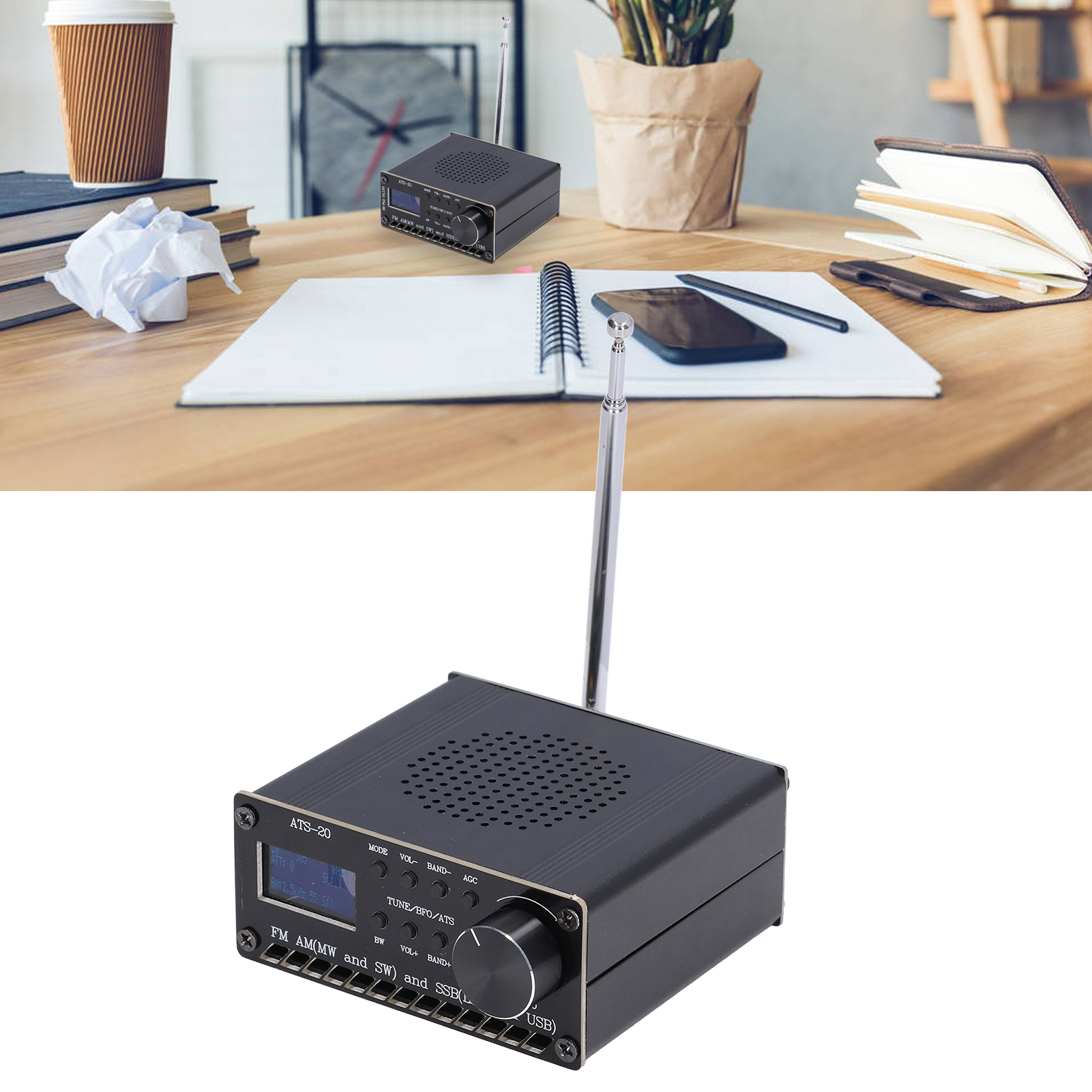 Upgrade Des Ats-20+ Si4732 Vollbereichs-dsp-radios Mit Stromausfallspeicher, Am-, Fm- Und Ssb-empfang.