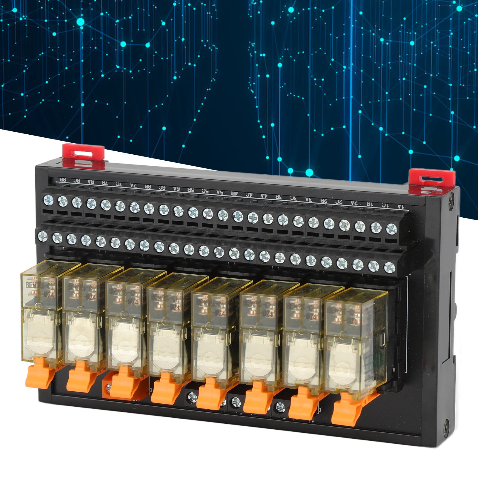 Berm/bem2s-8mz 8-kanal-dc-relaismodul, 2 Ein, 2 Aus, Sps-steuerplatine