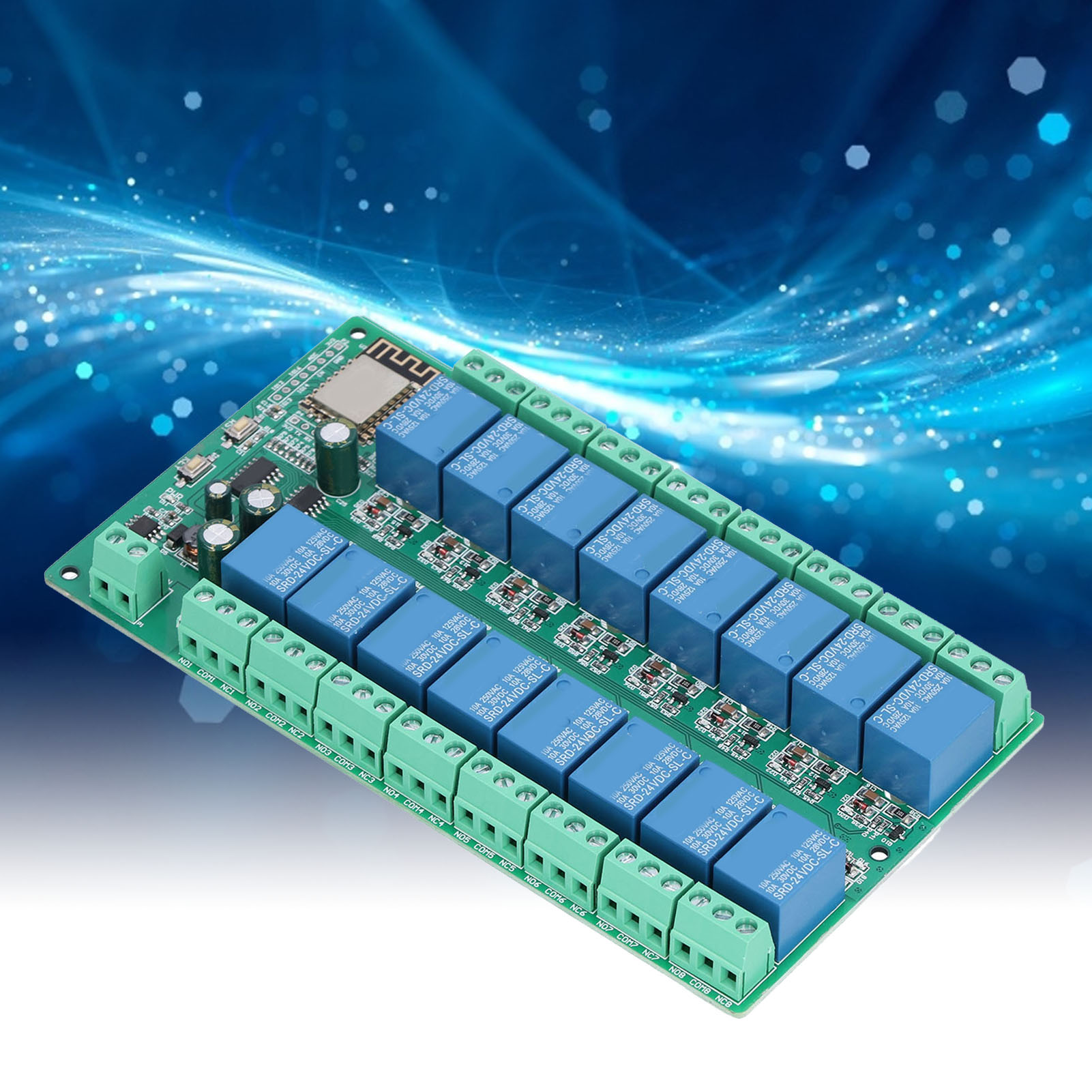 Esp-12f Entwicklungsboard: 16-kanal-relaismodul Esp8266wifi (24 V Gleichstrom)