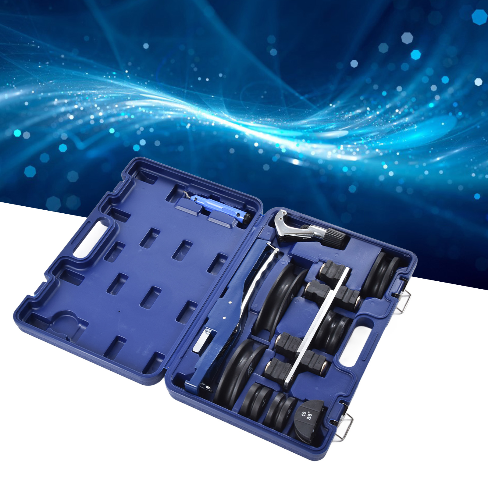 Ct-999p Mechanische Ratschen-rohrbiegemaschine (6-22 Mm) Mit Rohrschneider Und Entgratwerkzeug (0-90 Grad)