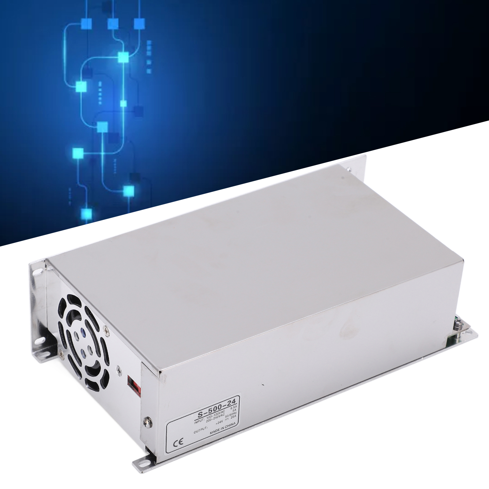 Berm Dc-schaltnetzteil Für Led-kameras, 500 W, 100–240 V Ac, S-500-24