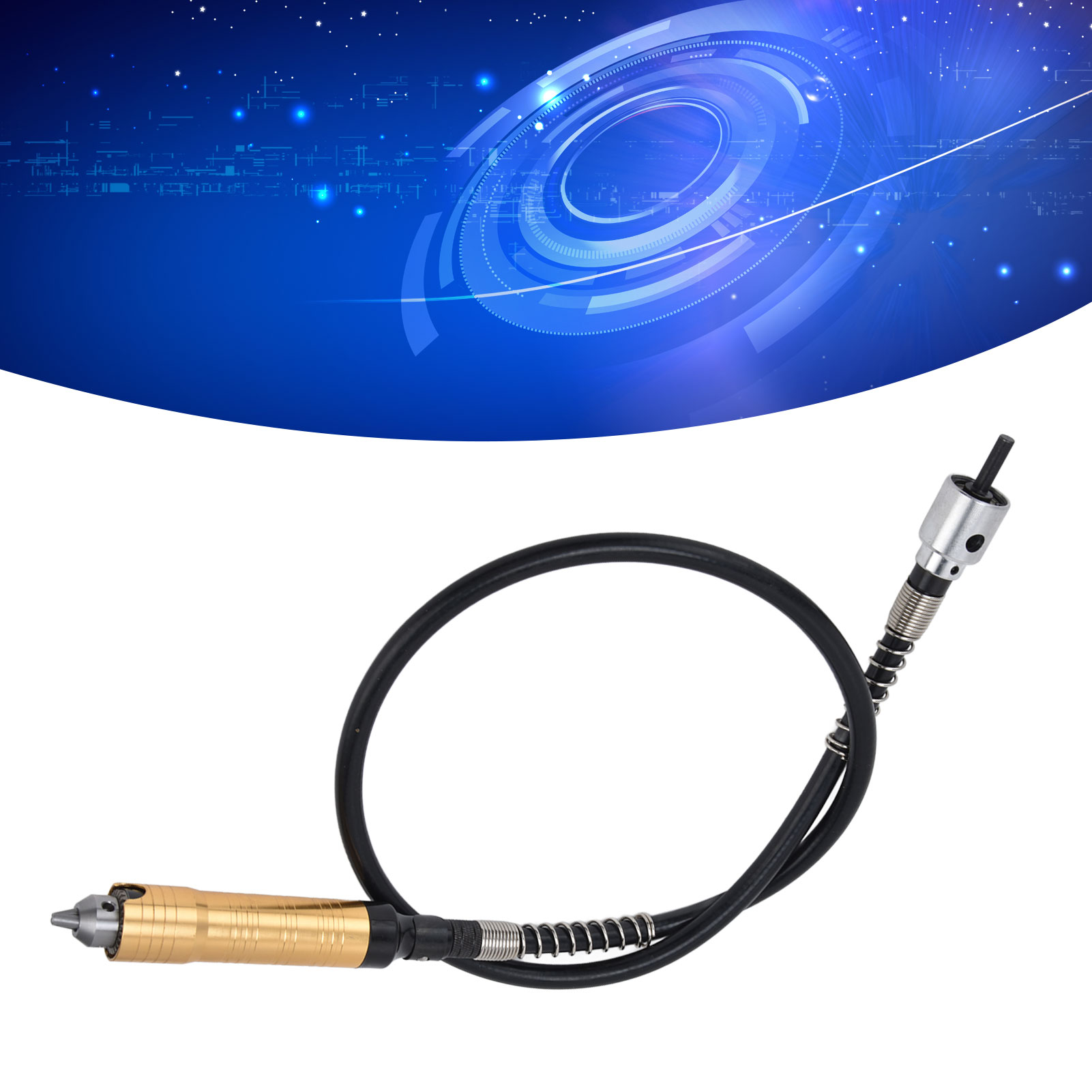 Flexible Wellenverlängerung Von 0,3 Bis 6,5 Mm Für Elektrische Bohrmaschinen, Schleifmaschinen, Flexible Wellengriffe, Universelles Bohrfutter Geeignet Für Elektrische Bohrmaschinen, Rotationsschleifm
