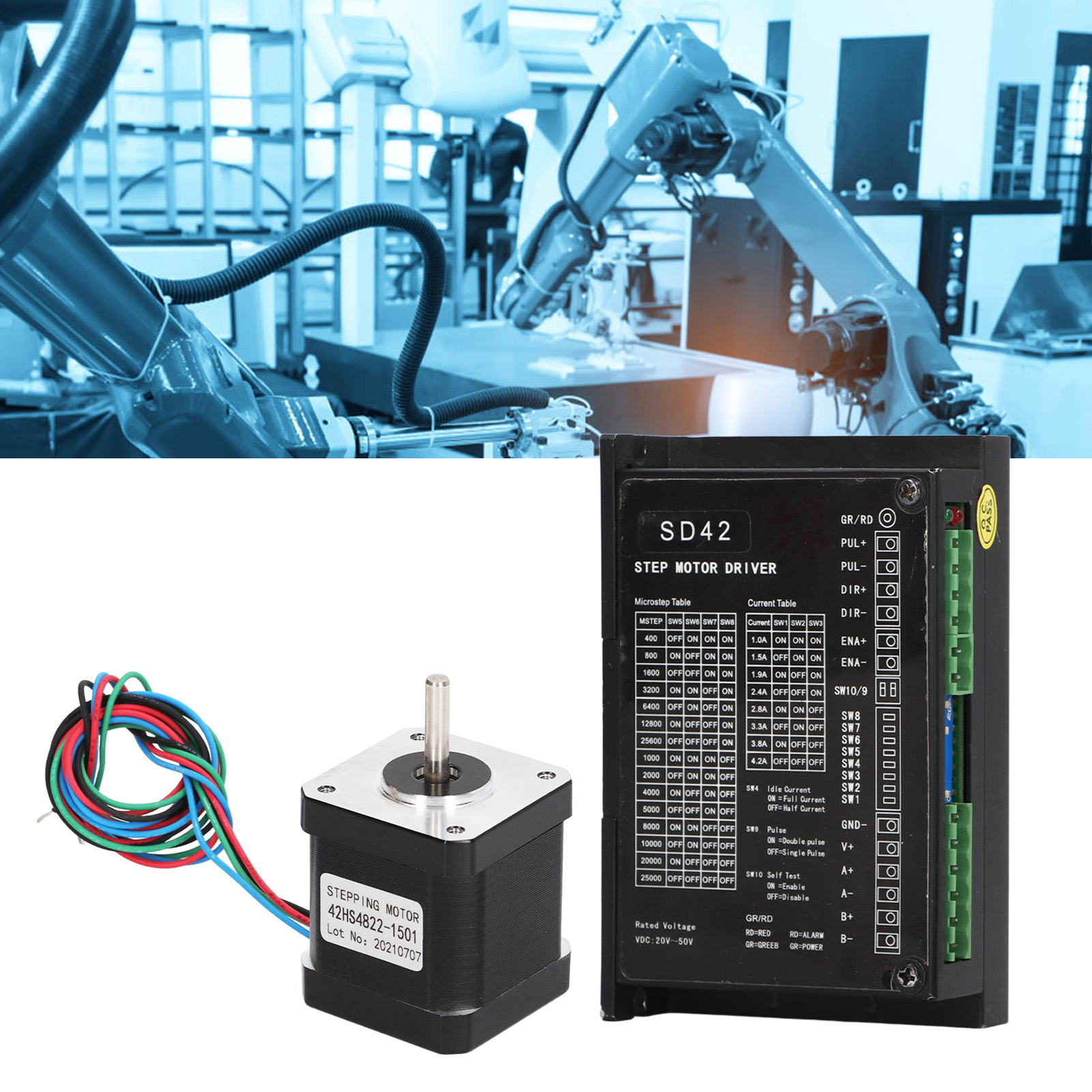 Schrittmotor 42hs4822-1501 Mit Sd42-motorsteuerung