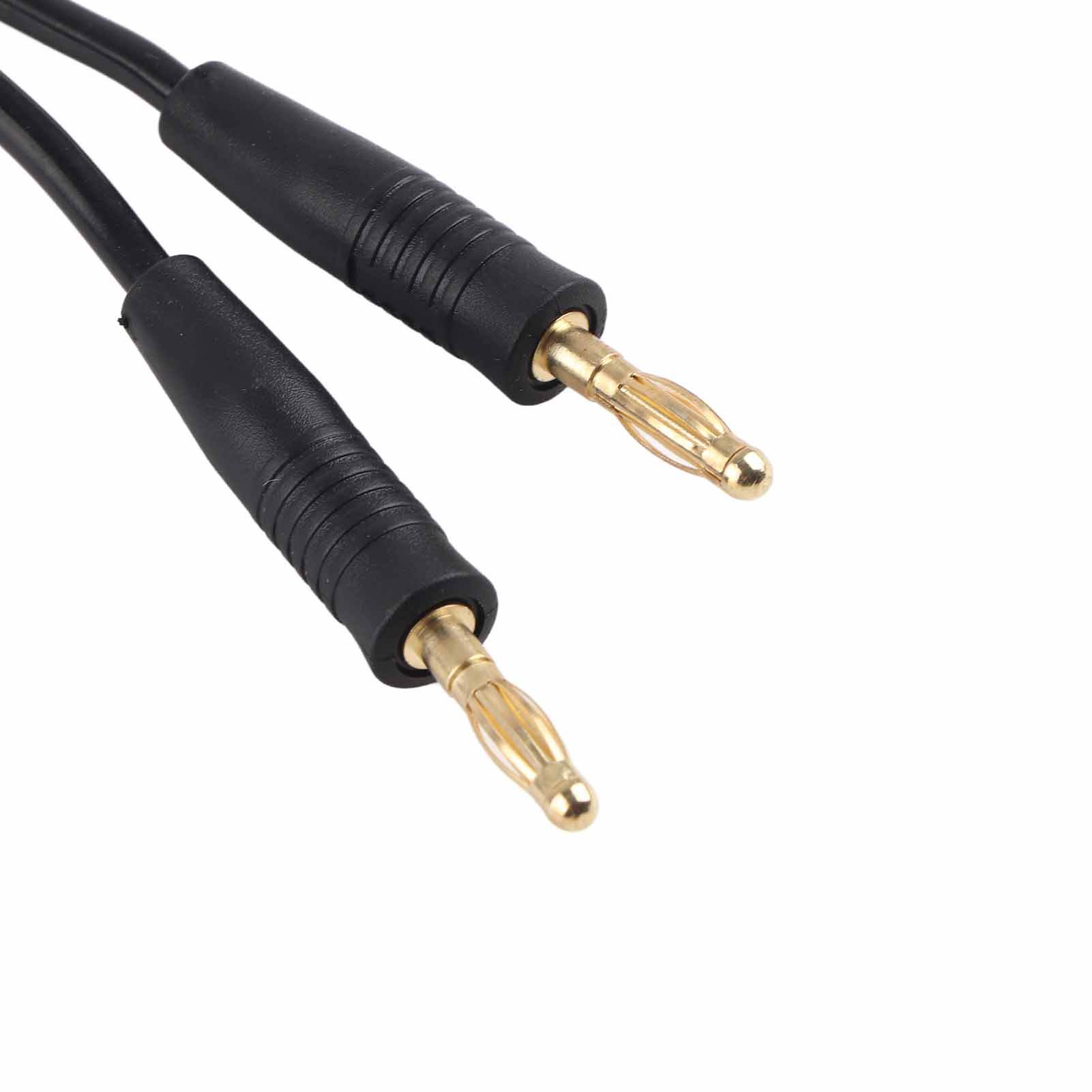 Mm Testkabel Mit Vergoldeten Und Vernickelten Messing-bananensteckern 70003, 4 Mm Stecker-zu-stecker-testkabelbündel, Lötbar, Rot Und Schwarz, Verkauft In 5er-packs.