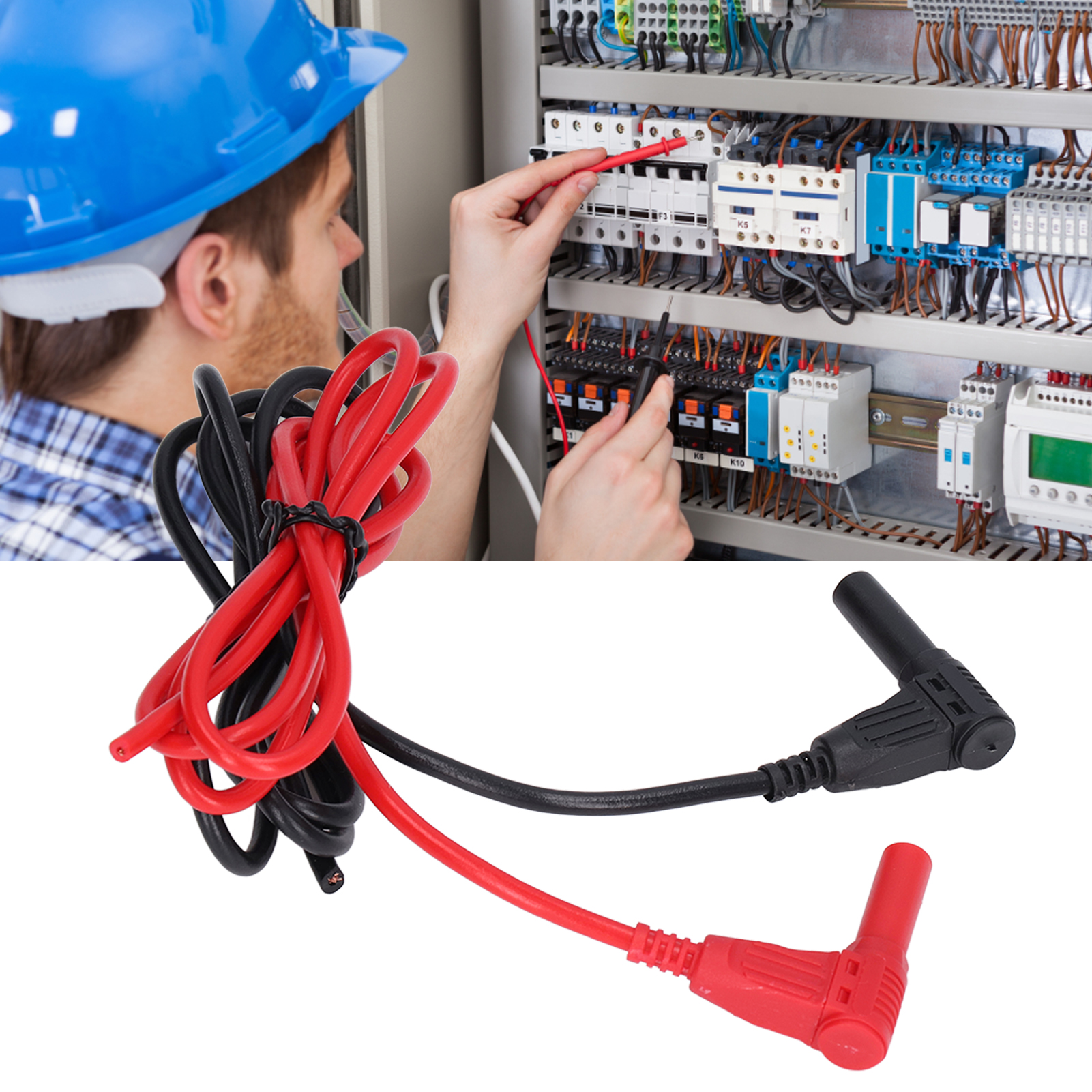 Prüfkabel Mit 4 Mm Bananenstecker 70012, Prüfkabel Mit 4 Mm Schutzbananenstecker, Rot-schwarzes Set Zu Verkaufen.