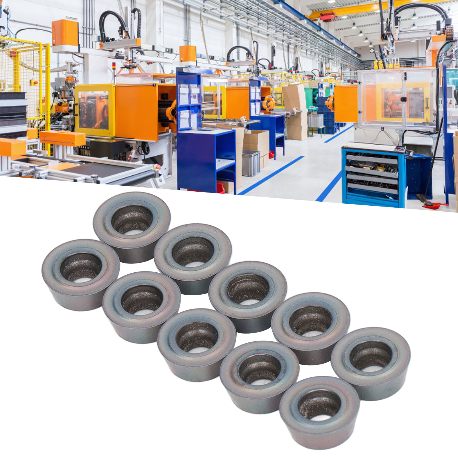 Rdmt1204motn Cnc-fräsmaschinen-spannklammern, Siebenfarbige, Hartmetallgehärtete Stahlteile, Gehärteter Stahl