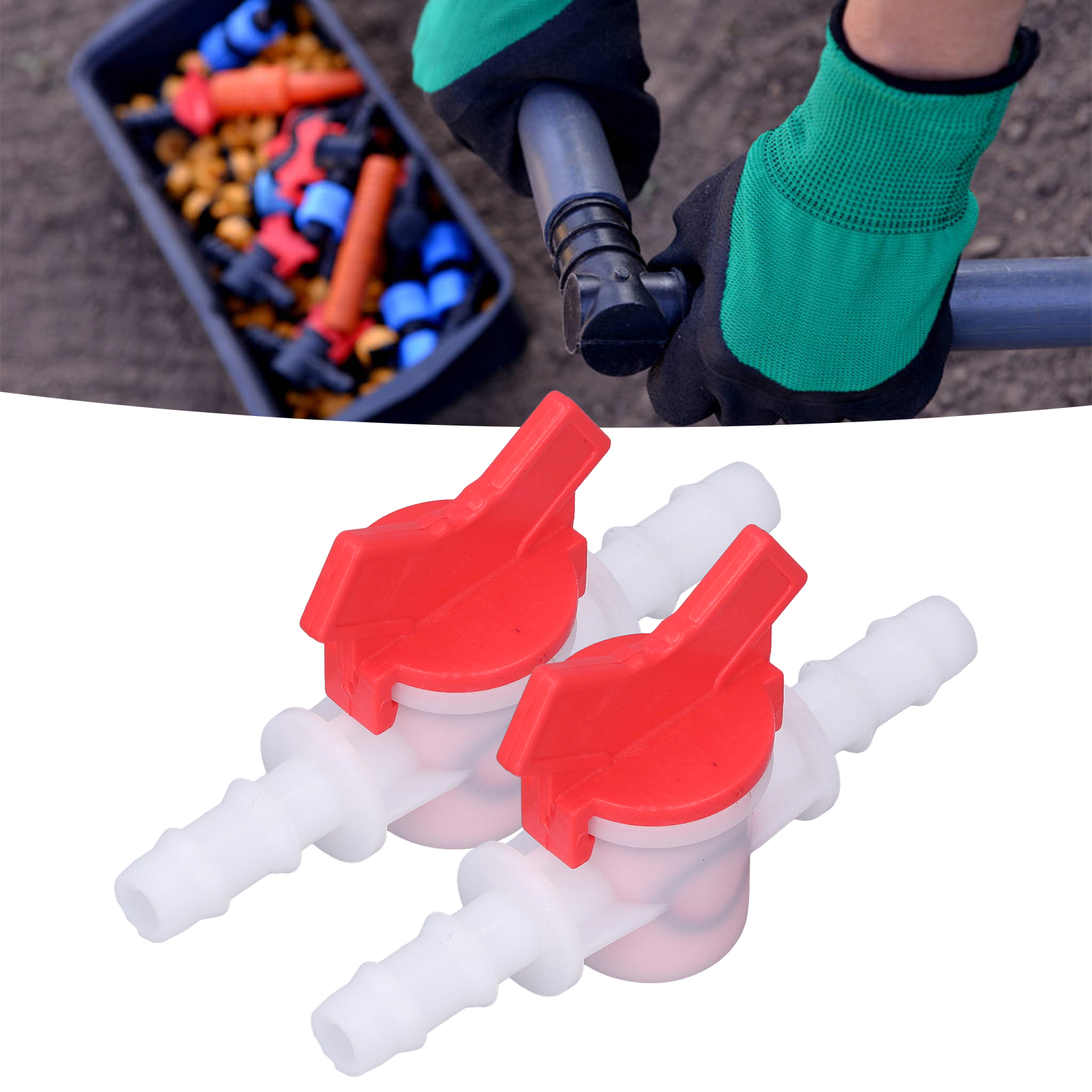 Zwei Durchflussregler, Ein Wasserdurchflussschalter, Ein Wasserabsperrventil, Ein Bypassventil Für Die Wasserpumpe Und 10-mm-durchflussregler Werden Zusammen Verkauft.