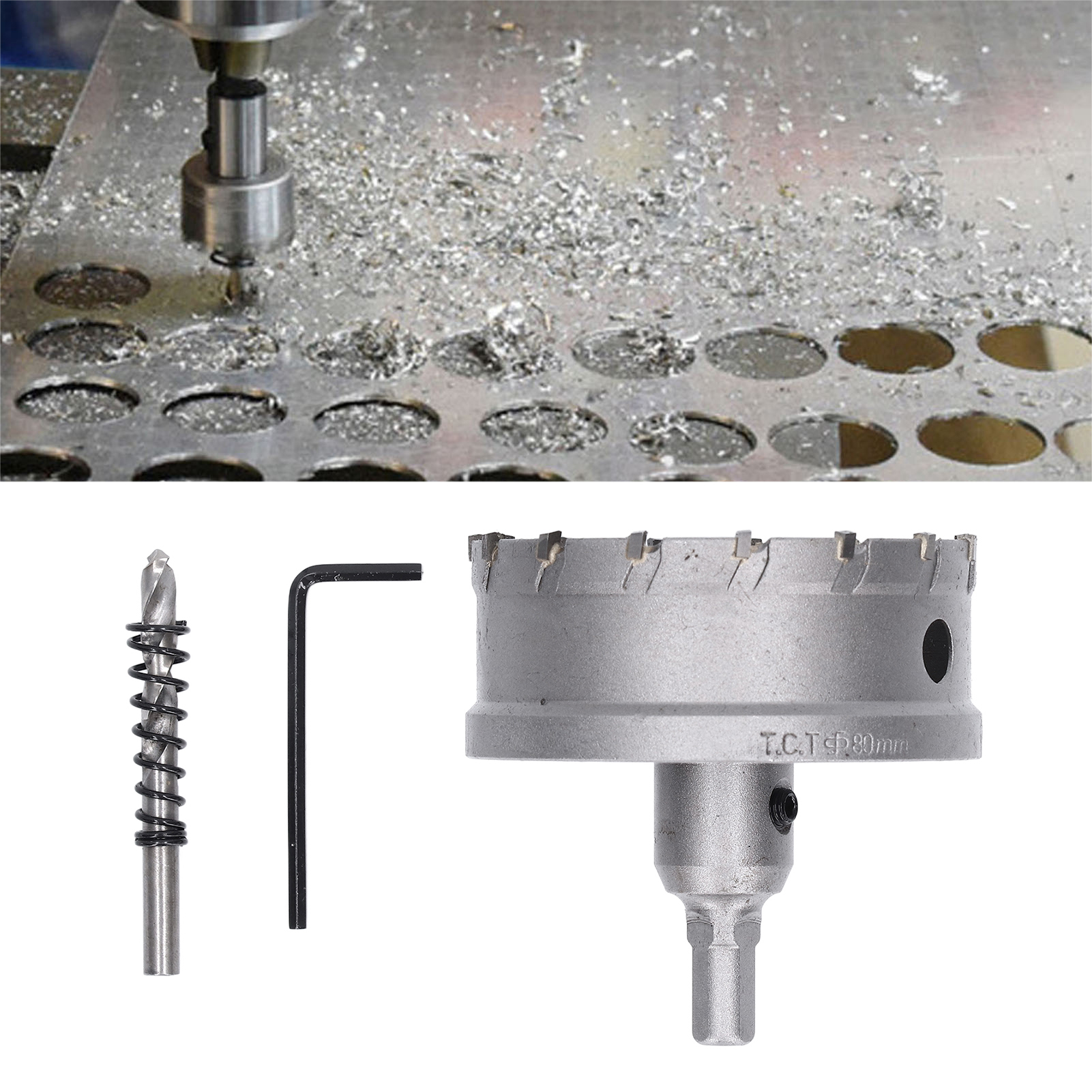 Hartmetall-lochsägenbohrer, Bohrer Für Metalle Bis Zu 80 Mm Dicke