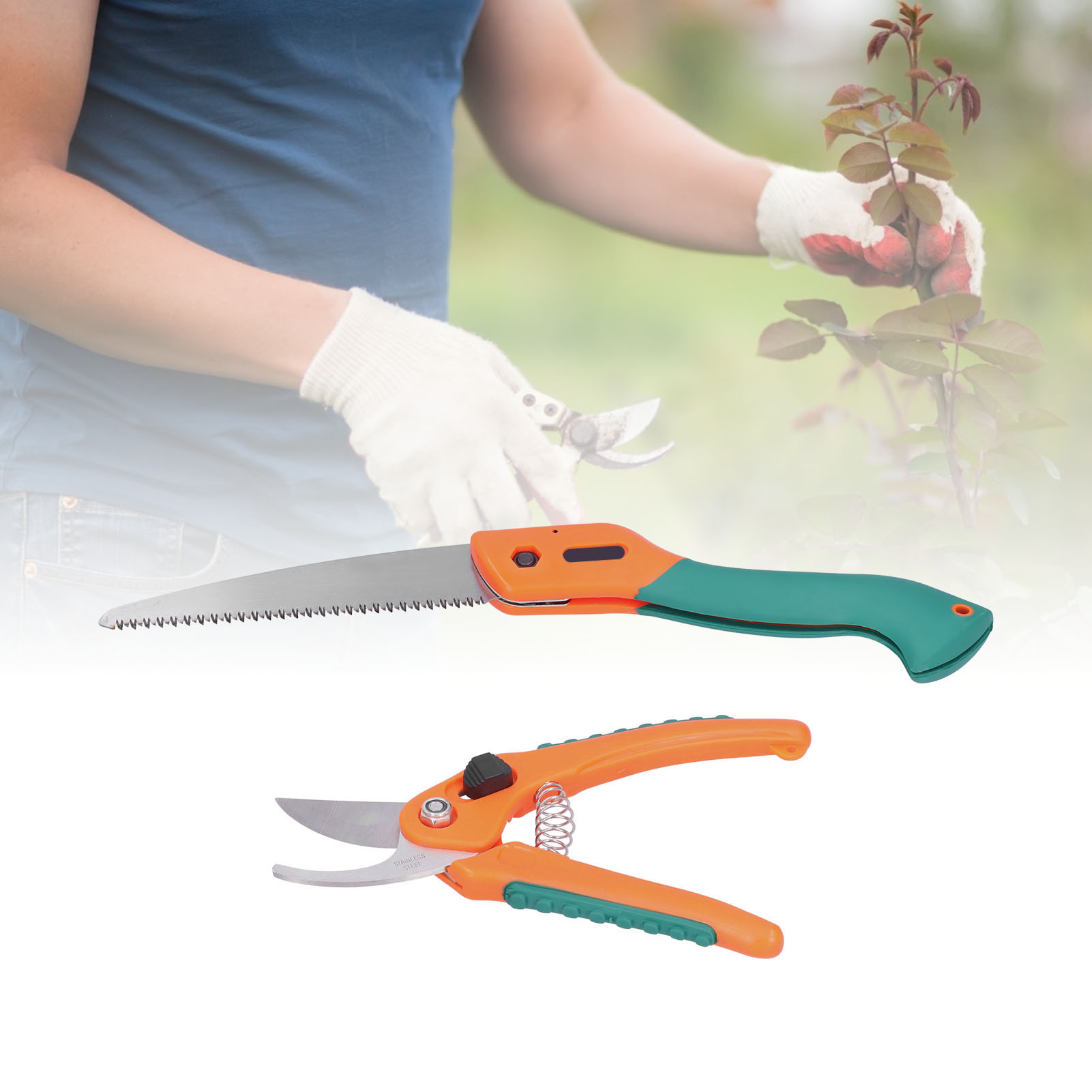 Gartenschere Und Klappsägen-set 11829