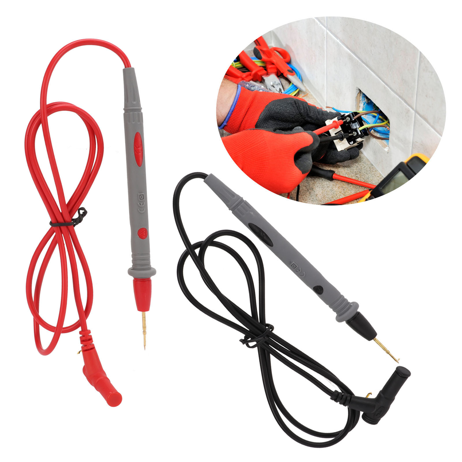 10-a-digitalmultimeter-prüfspitzen, 1000-v-multimeter-messleitungen, Hochwertige, Hochpräzise Messleitungen