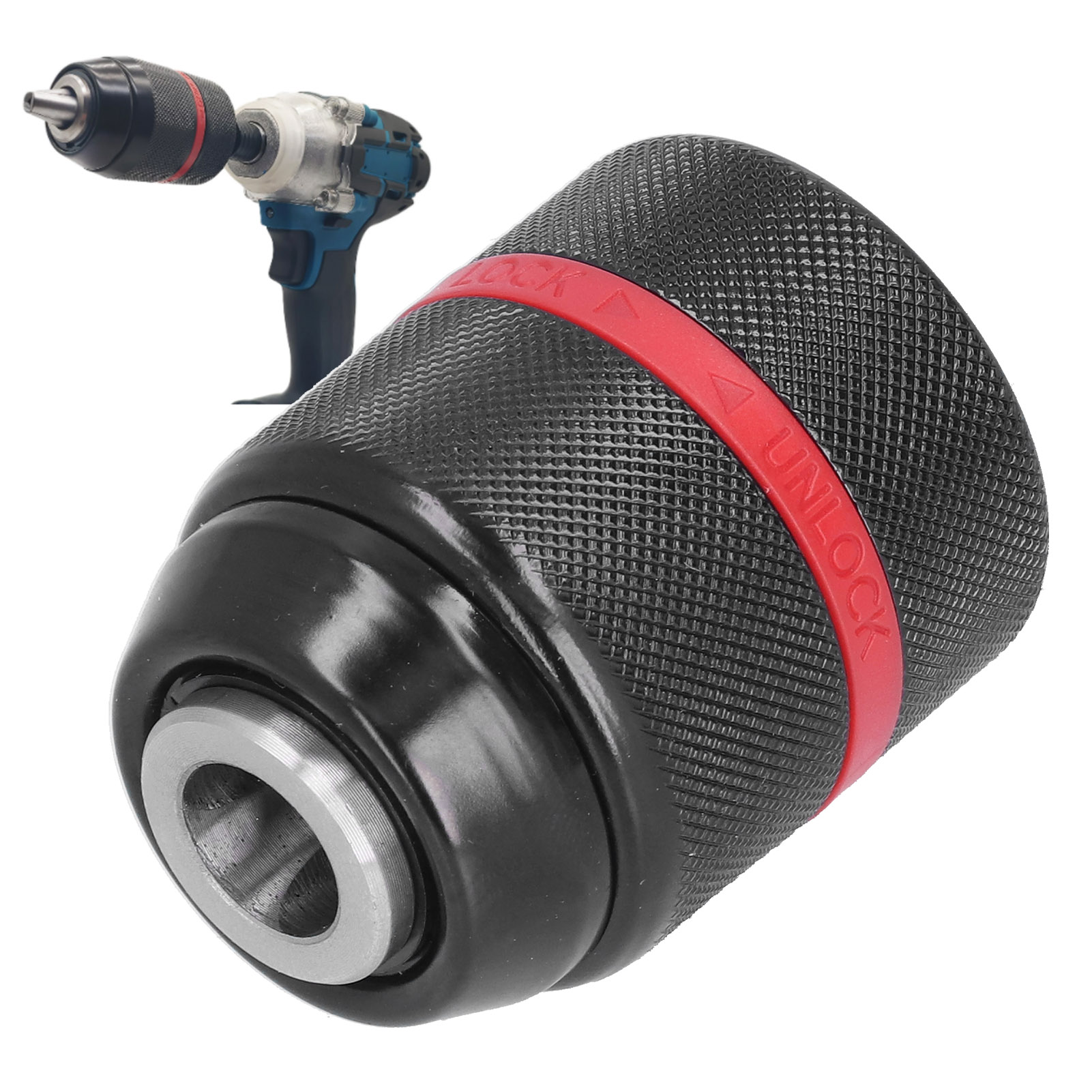 2–13 Mm Rotes Metallbohrfutter, Dreibackenfutter, Selbstspannendes Bohrfutter, Bohrfutteradapter Für Elektrische Schlagbohrmaschinen