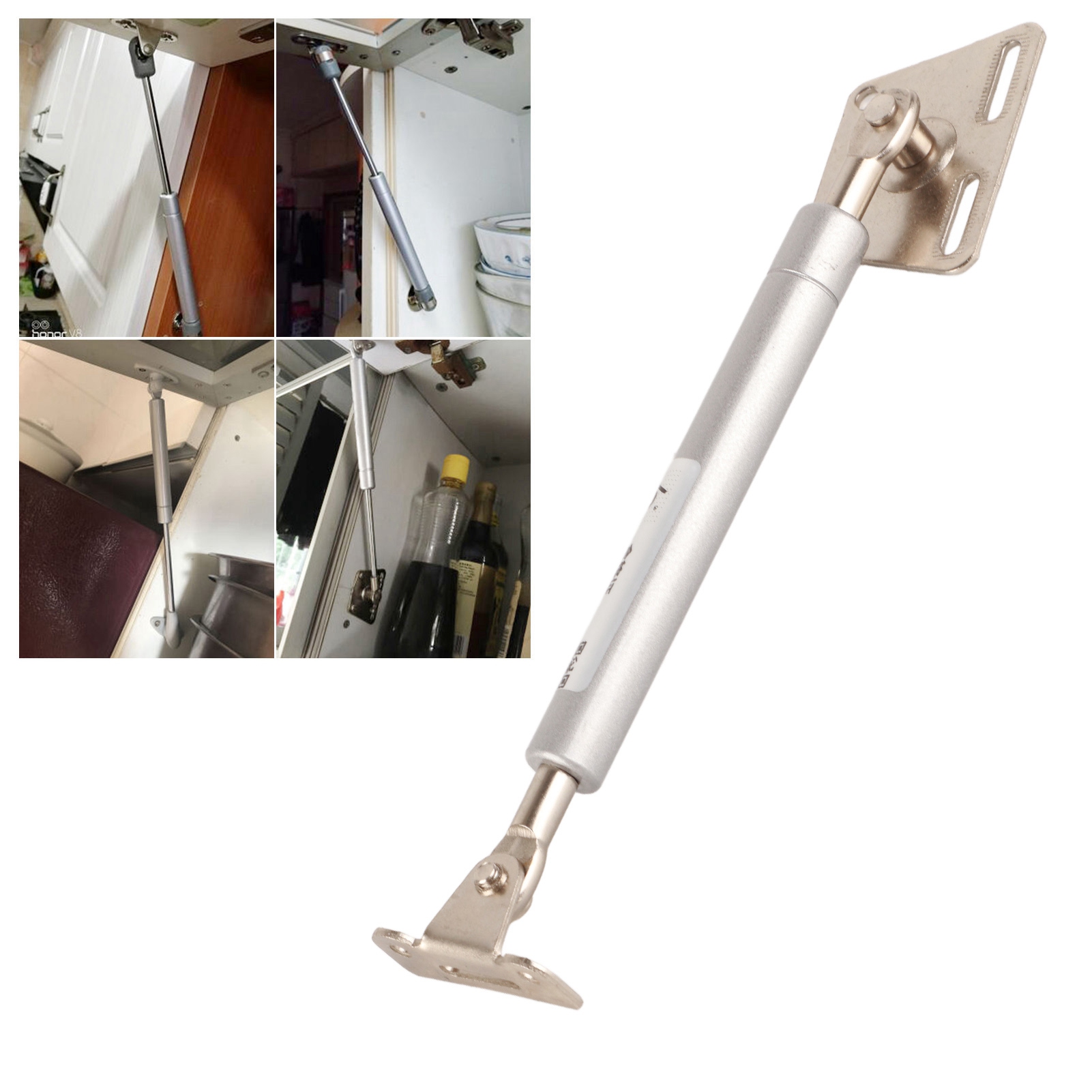 Multifunktionale Gasfeder Mit Langsamer Öffnung Und Abwärtsneigung, Zql2509015, Selbstmontage, Mit Großer Quadratischer Dichtung, 60 N