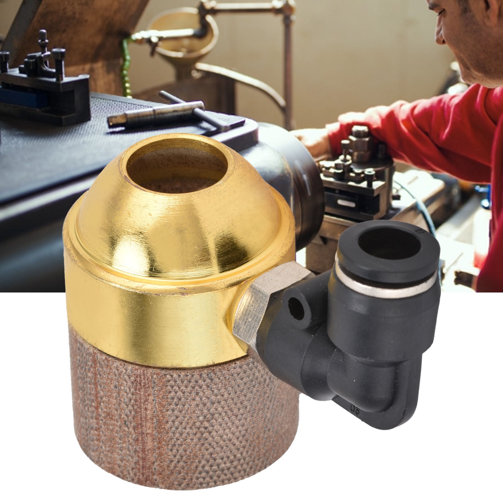 Zubehör Für Die Plasmaschneidmaschine P80: Schutzabdeckung Für Den Wassergekühlten Brennerkopf, Maschinenwassermantel (gold).