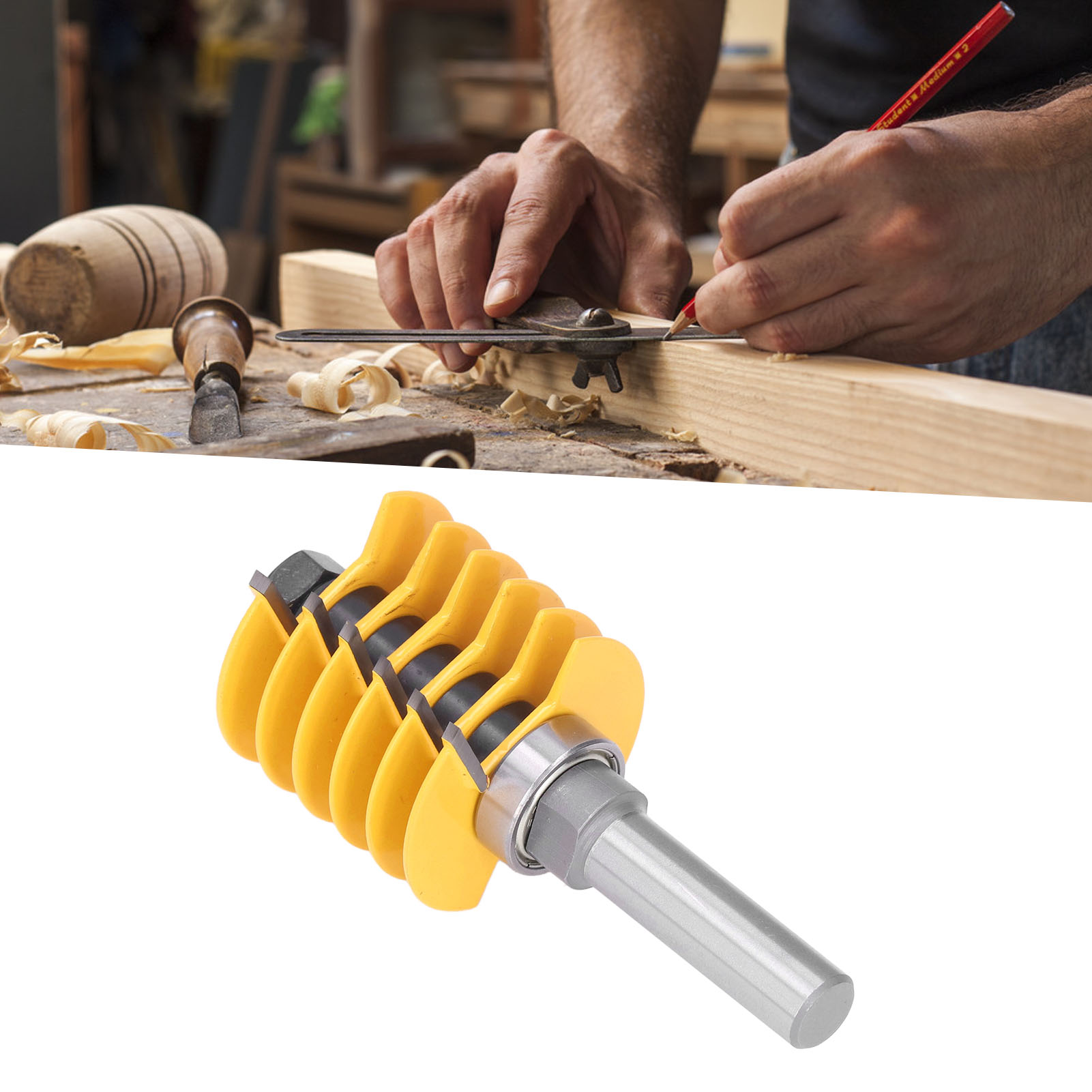 Verstellbarer 2-schneiden-zapfenschneider, 12 Mm Schaft, Neu, Industrielles Holzbearbeitungswerkzeug