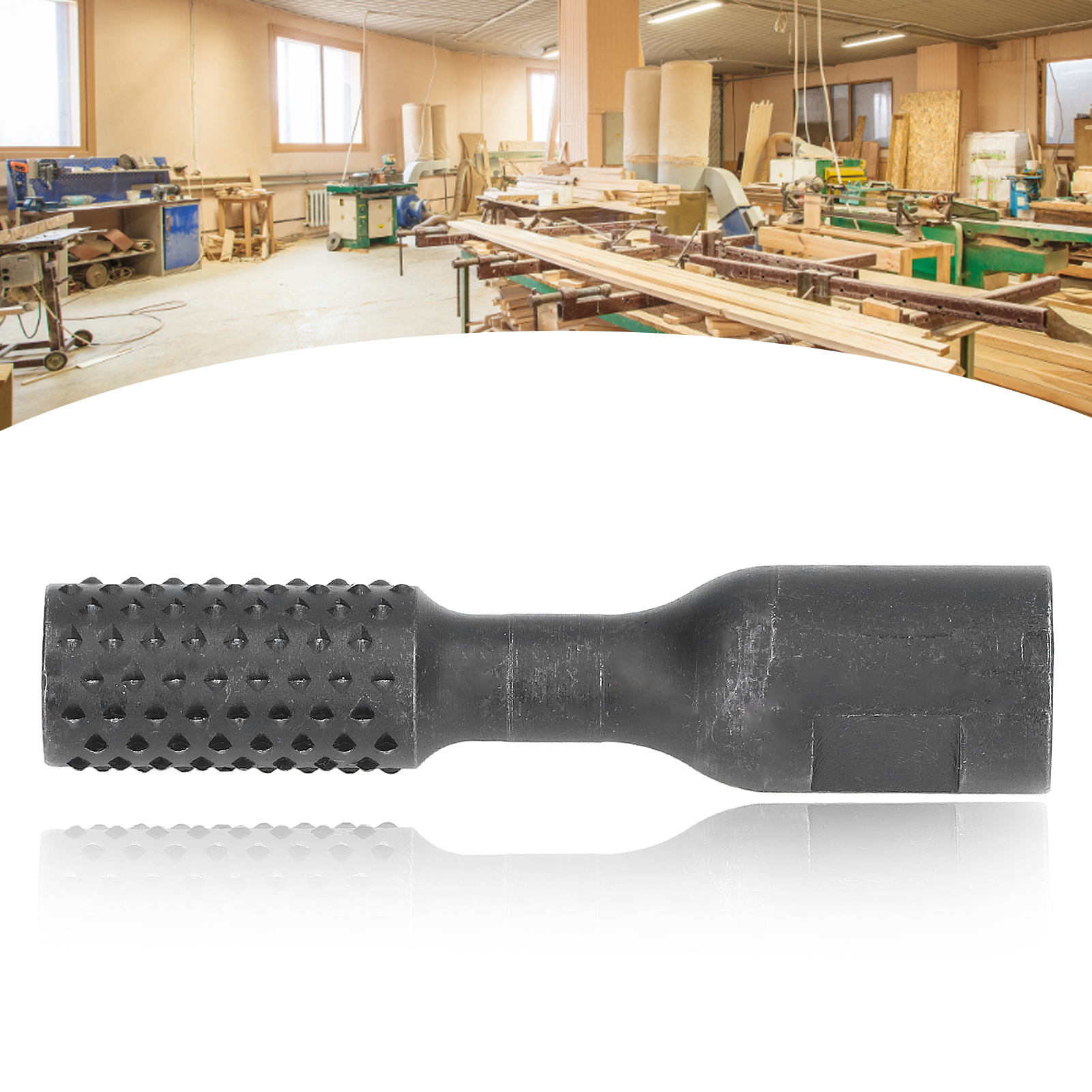 Winkelschleifer Für Holzbearbeitung, Gerader Zylindrischer Schleifkopf, Grobzahnung Mit 20 Mm Durchmesser