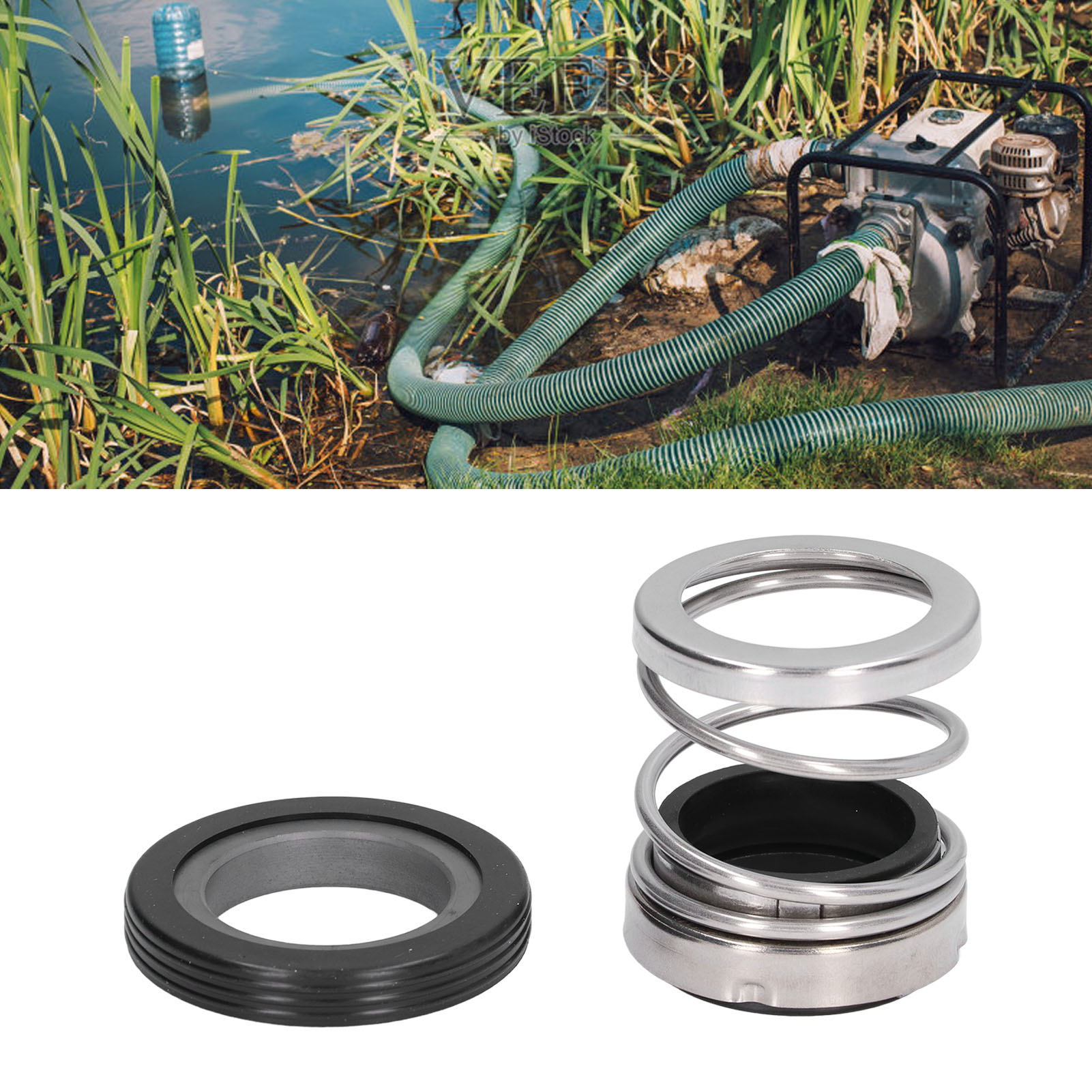 Gleitringdichtung 560-32 Für Wasserpumpen, Werkstoff: Graphit-siliziumkarbid.
