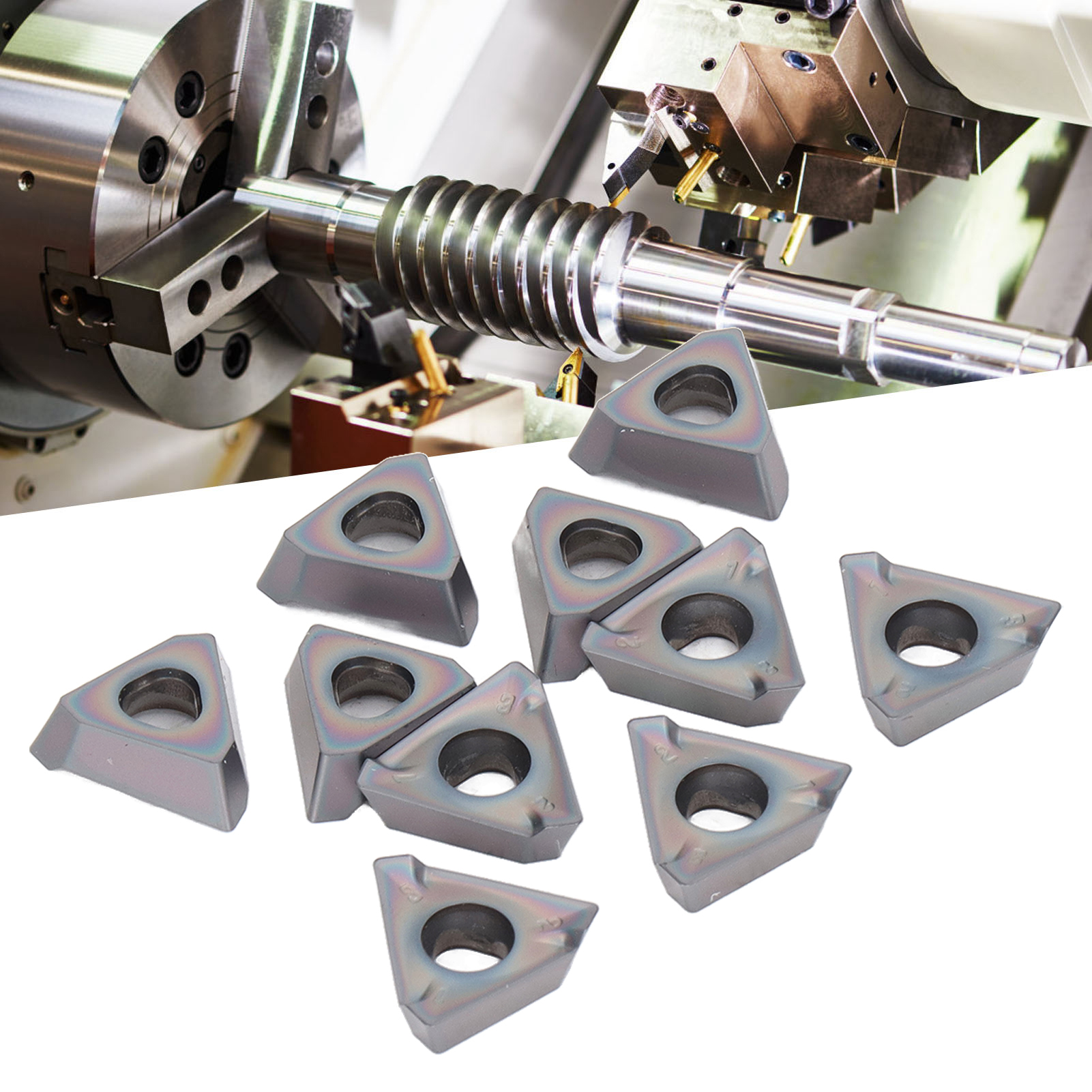Befestigungsklammern Für Cnc-fräsmaschinen, 10er-packung, Teilenummer 3pkt190608r-m