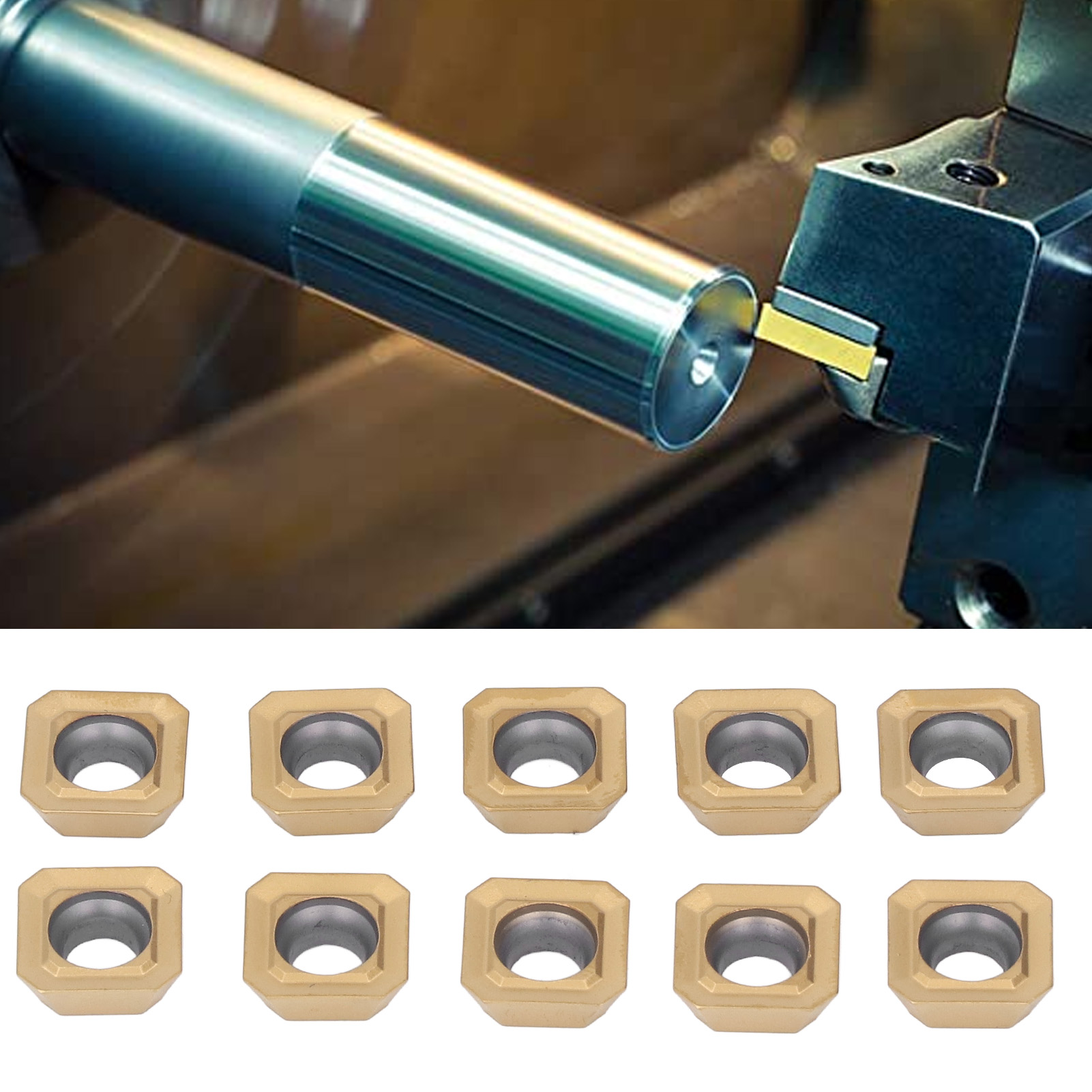 10 Sekt1204 Cnc-fräseinsätze