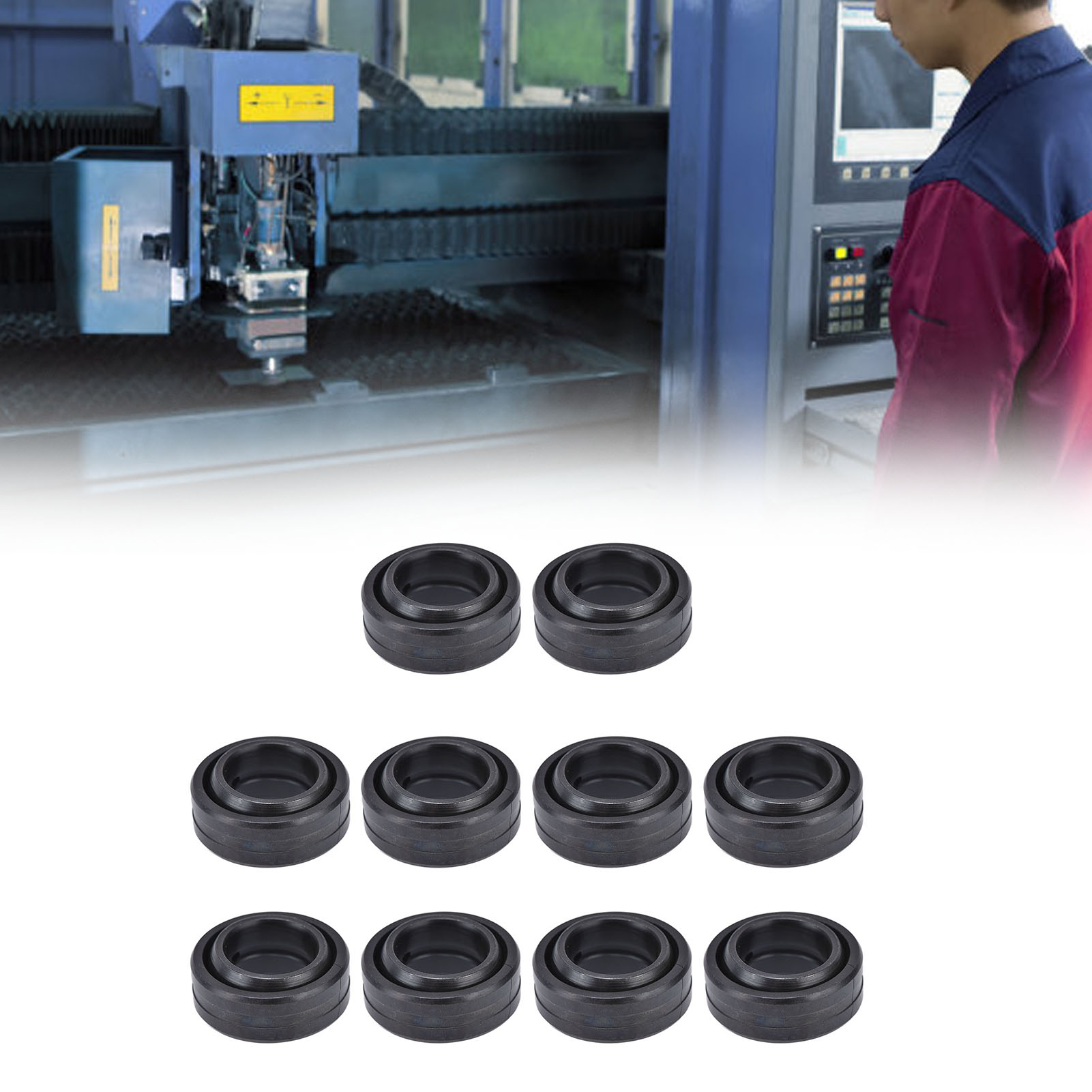 Packung Mit 10 Ge5es-ge20es Radial-pendelgleitlagern, Ge20es Rillenkugellagern