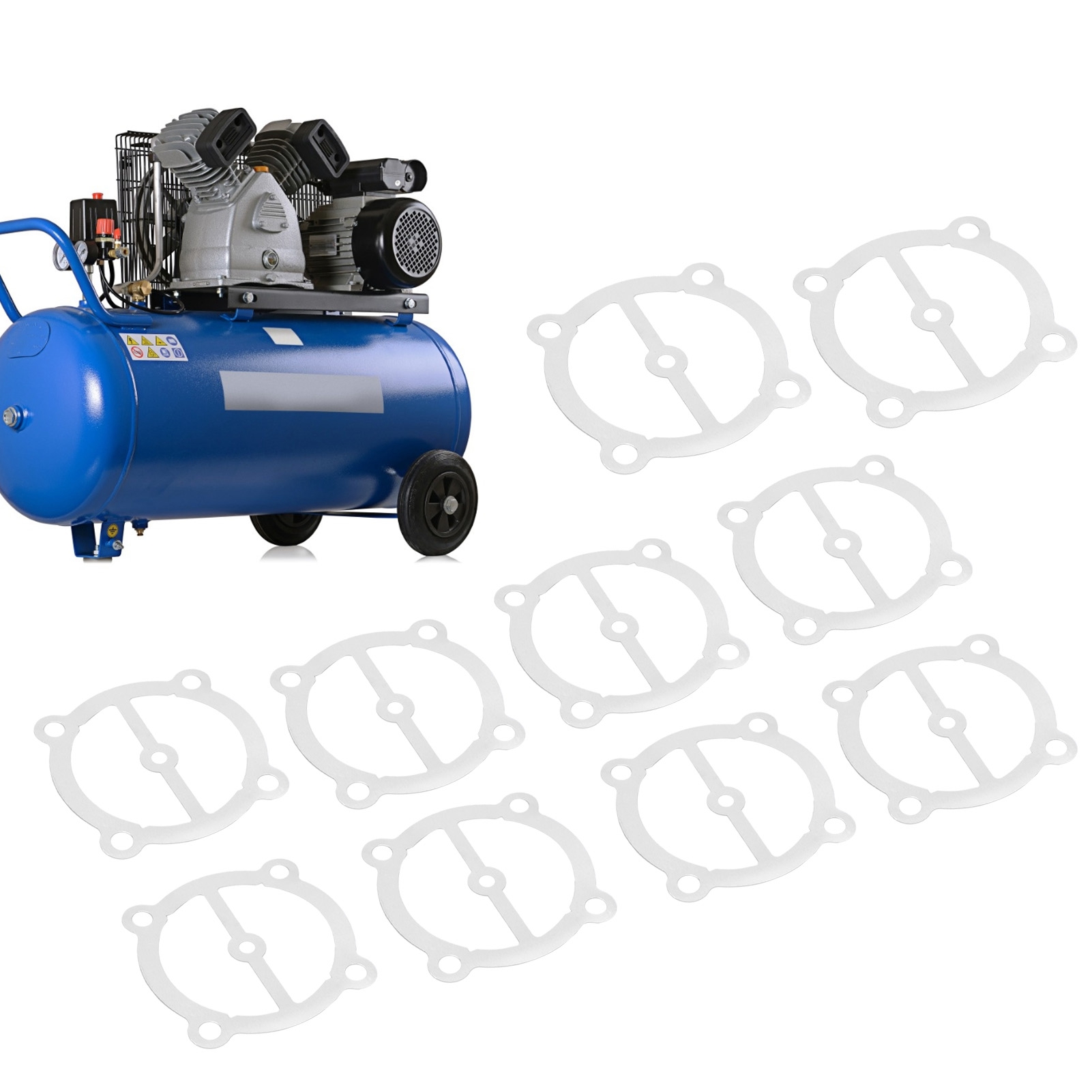 65 Fünfloch-aluminiumdichtung, Metallventilplatte, Aluminiumdichtung, Zubehör Für 0,25/0,36, 2,2/3 Kw Luftkompressor/pumpe.