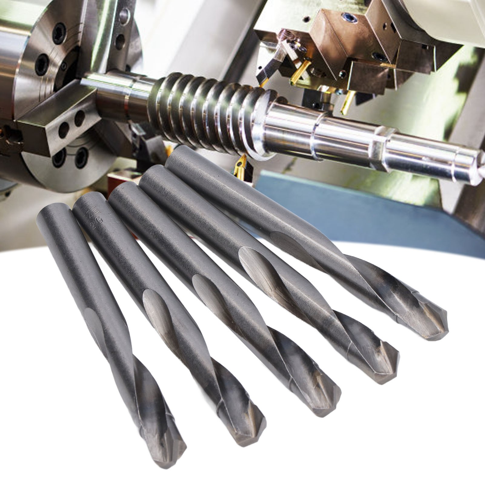 10 Hartmetallbohrer, Spiralbohrer Mit Geradem Schaft, Hartmetall-einlegebohrer, 12 Mm.