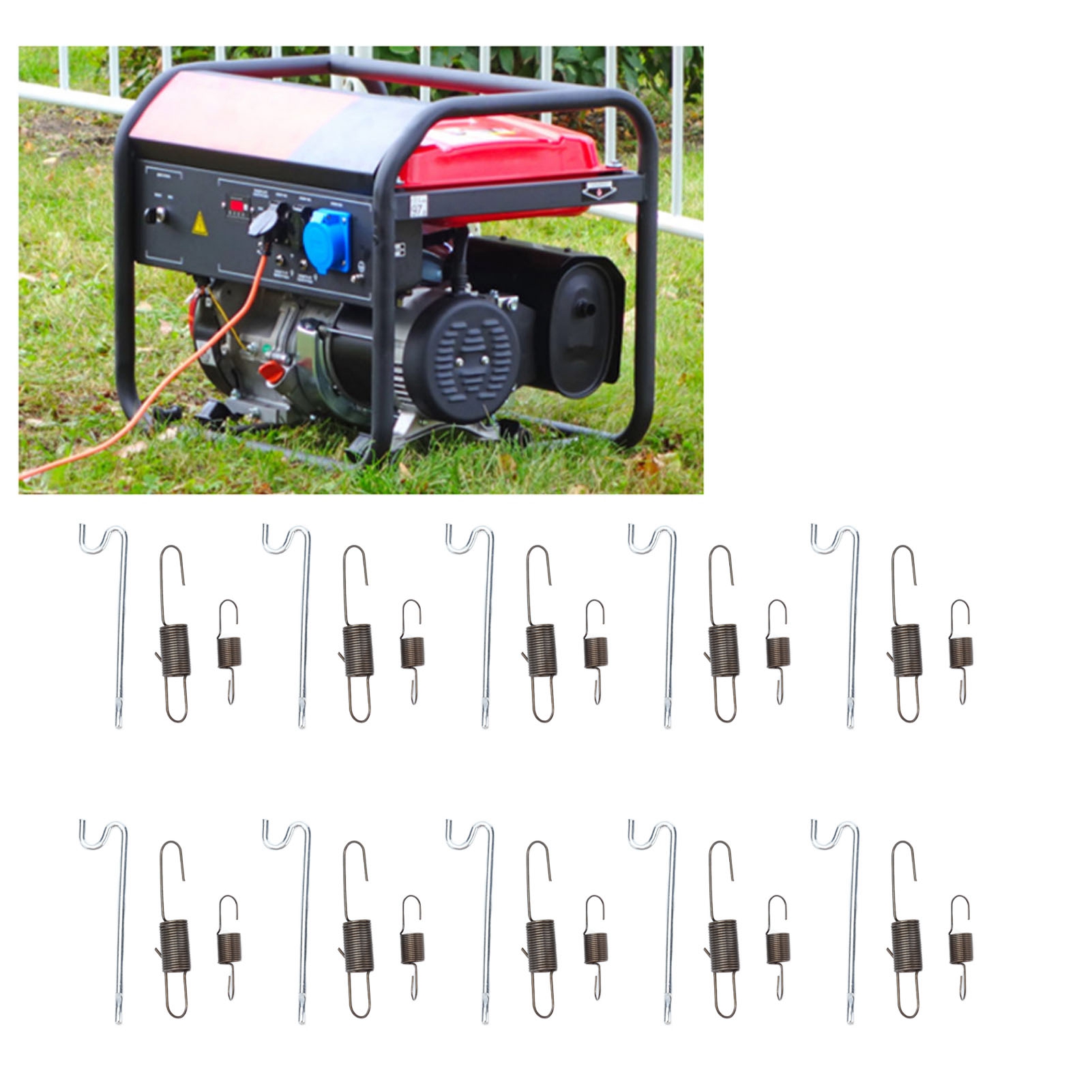 10 Sätze Pro Packung Mit Ey20 Benzinmotorteilen, Lenkgestängen Und Federn In Verschiedenen Stärken.