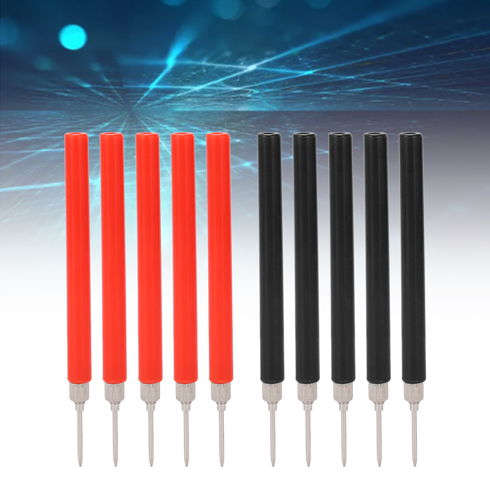 Lötloser Prüfstift J.30015 Für Diy-multimeter, Rot Und Schwarz, Erhältlich In 5er-packs.