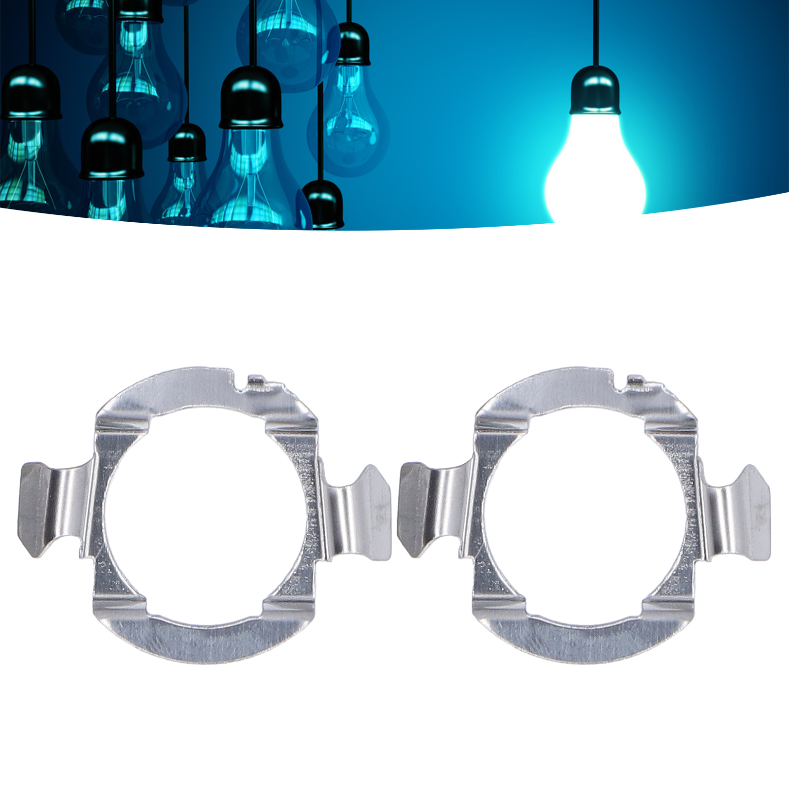 Zwei Verstärkungsclips Für Tk-123 Led-sockellampenfassungen Werden Zusammen Verkauft.