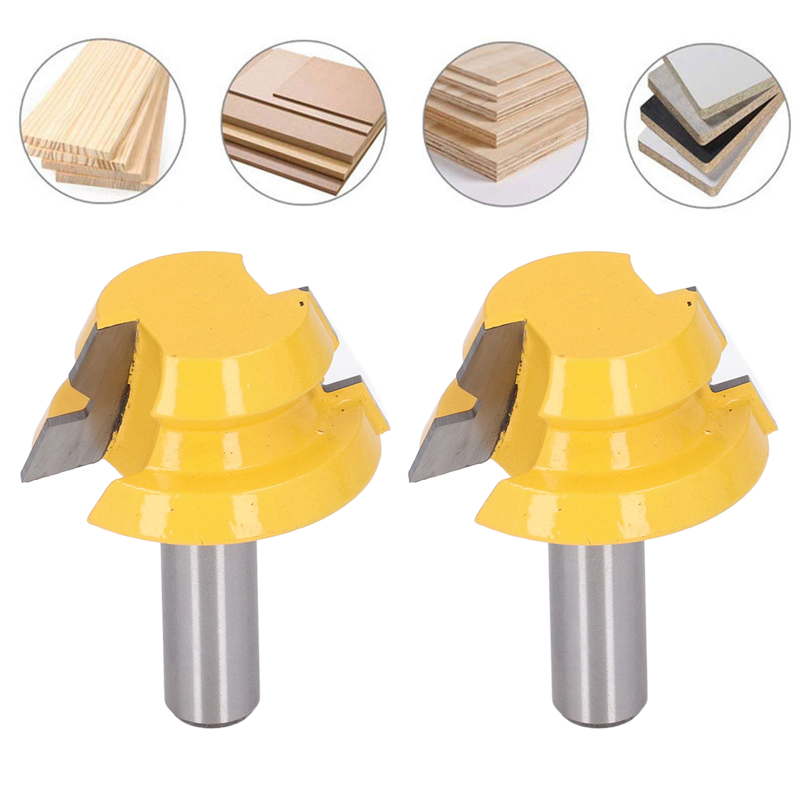 Set Aus 2 Achteckigen Zapfen- Und Zapfenschneidern Für Holzfässer Und Wassereimer, Geeignet Für Graviermaschinen