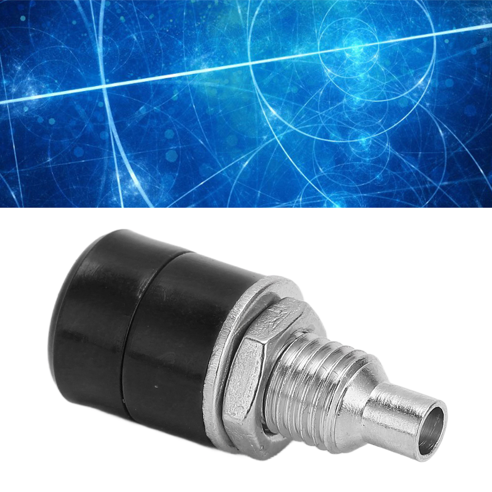 24.070 4 Mm Bananenstecker Für Einbau In Paneele, Vernickelter Klemmenblock Aus Reinem Kupfer, Weiblicher Stecker, Metallstecker, Testzubehör, Spritzgegossener Kupferanschluss, Schwarz.