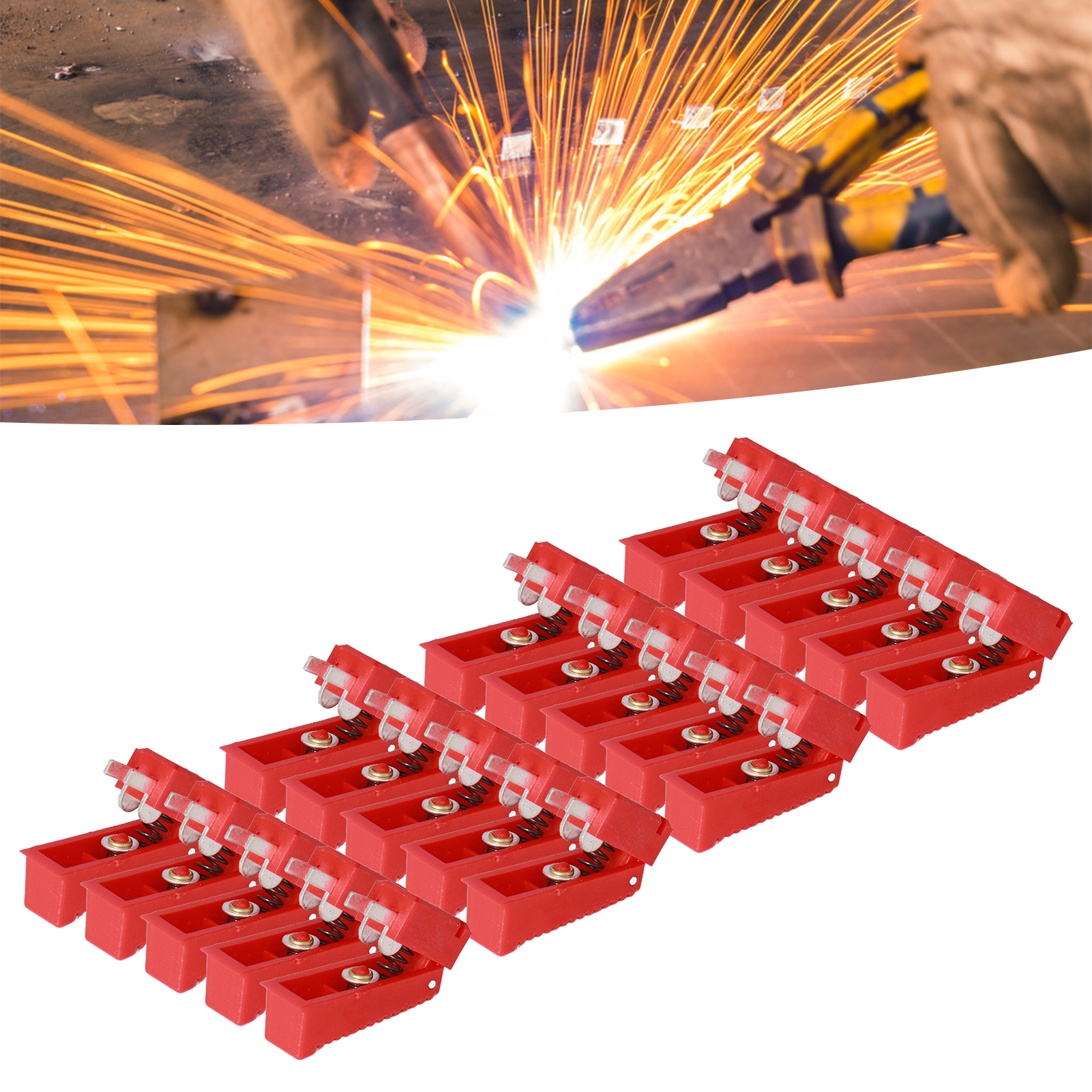 20 Stück Pro Packung Der Roten Binzel-schalter, Schalter Speziell Für Gasgeschützte Schweißbrenner, Kompatibel Mit 15ak, 24kd, 36kd Und 501d.