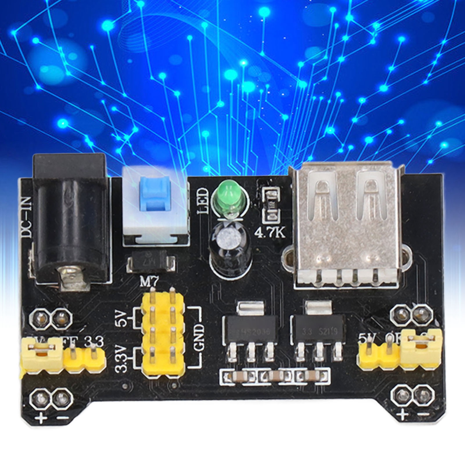 Mb-102 Stromversorgungsmodul Für Steckplatinen, Dual-ausgang 5v/3,3v Dc-spannungsregler.