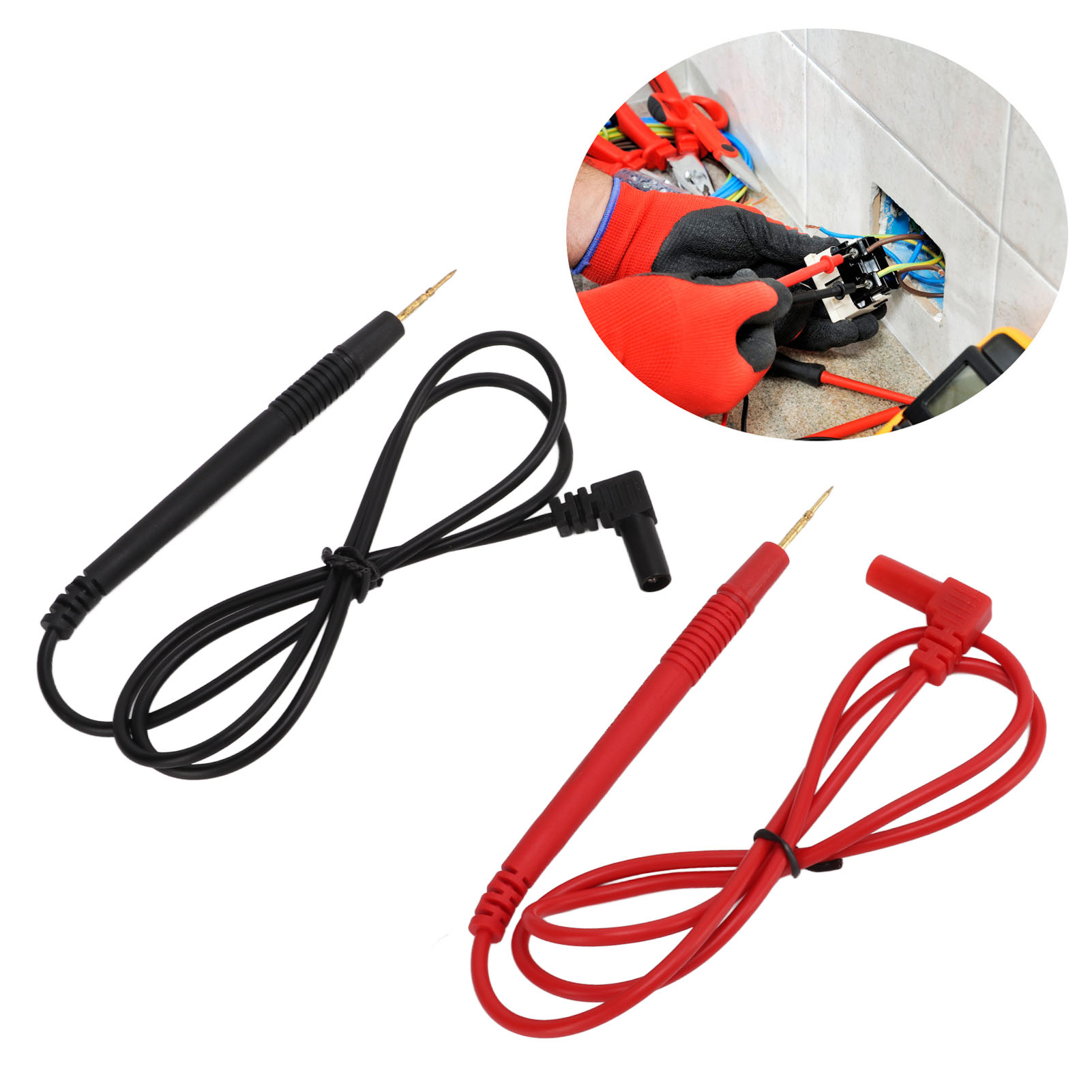 10-a-digitalmultimeter-prüfspitzen, 1000-v-multimeter-messleitungen, Hochpräzise Messleitungen
