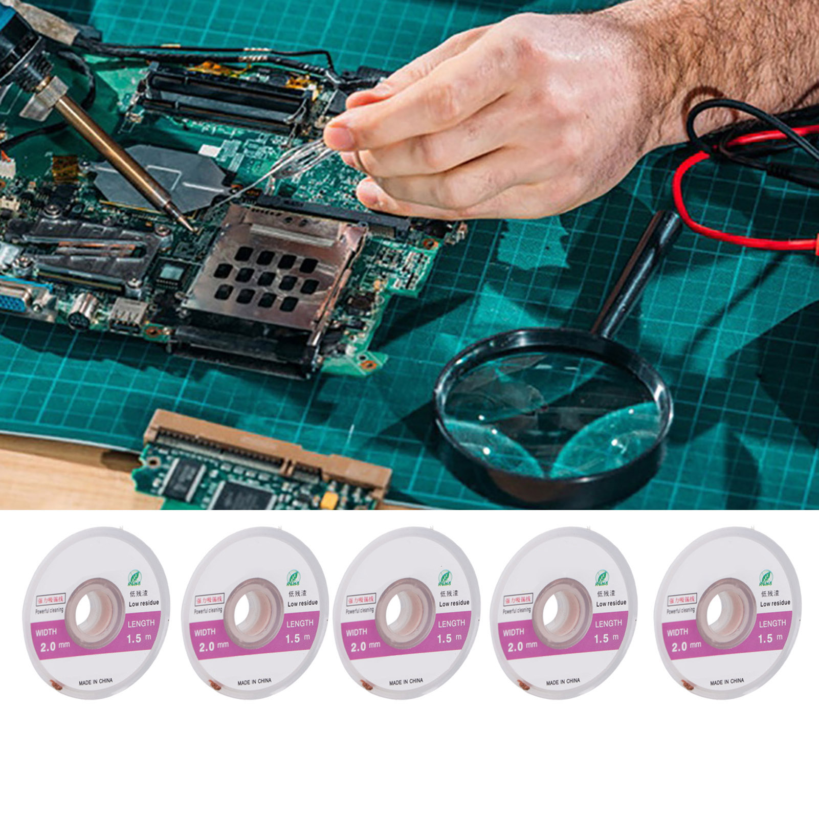 Packung Mit 5 Rückstandsarmen, Reinigungsfreien Entlötspitzen Xd-2015